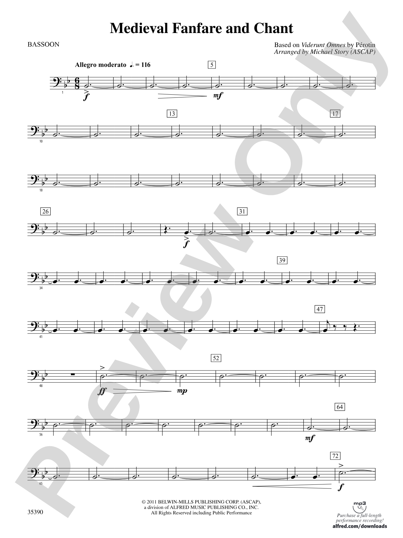 Medieval Fanfare and Chant: Bassoon