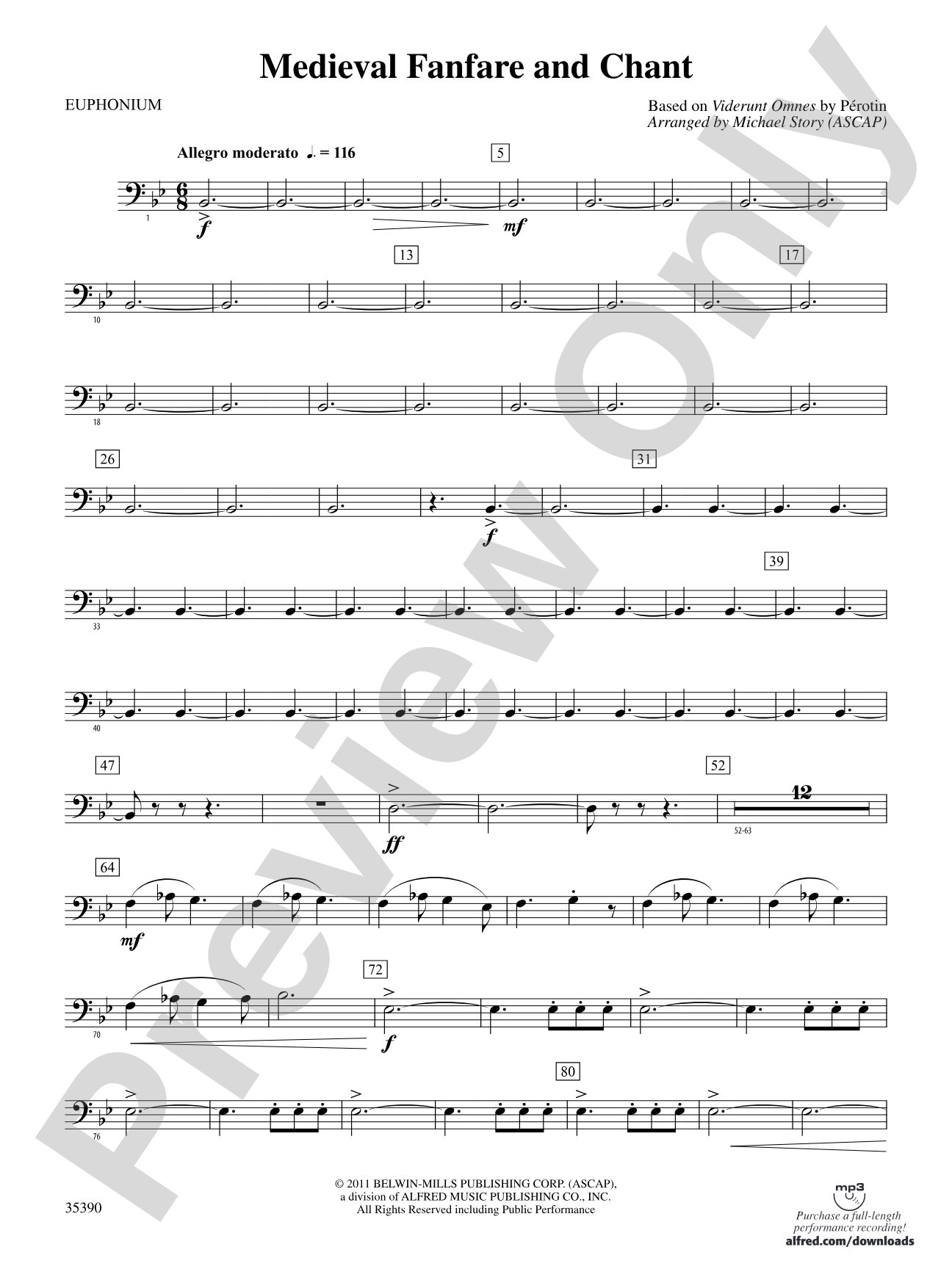 Medieval Fanfare and Chant: Baritone B.C.