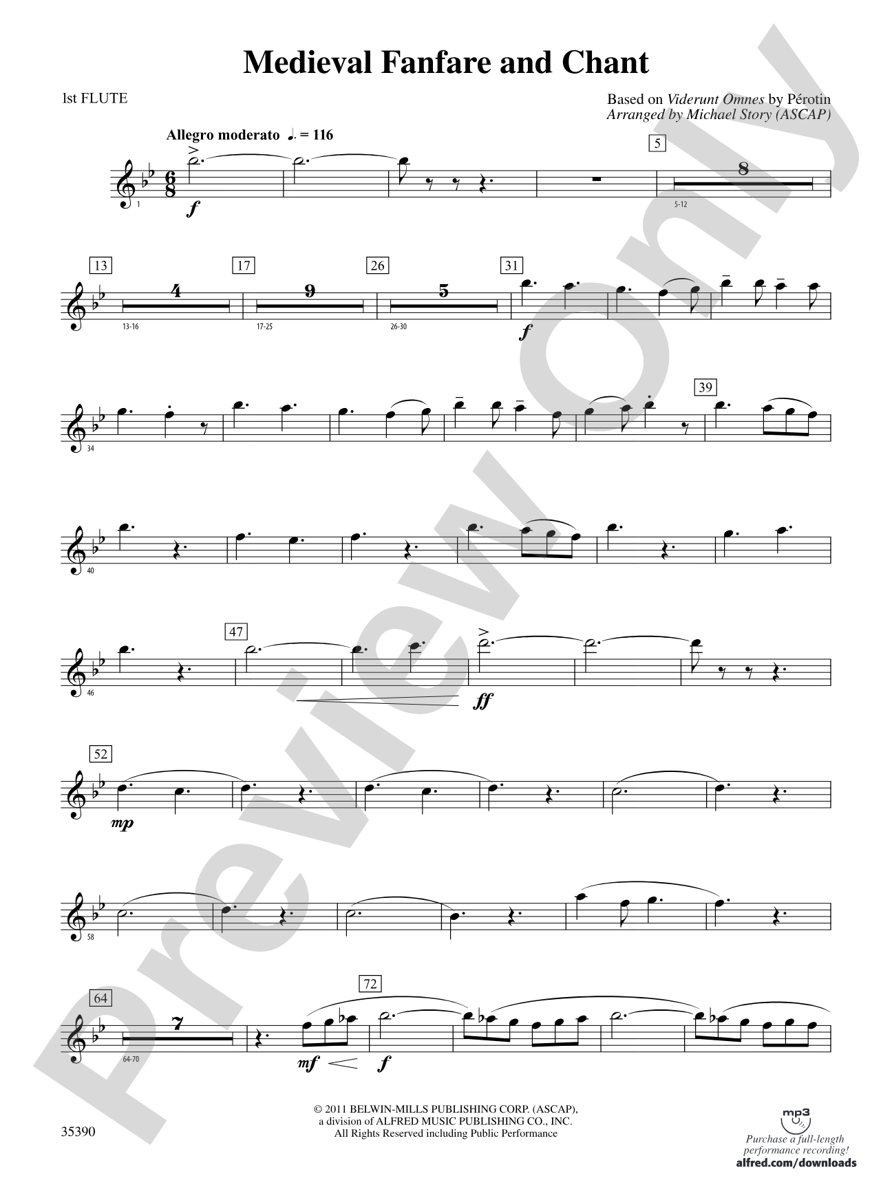 Medieval Fanfare and Chant: Flute