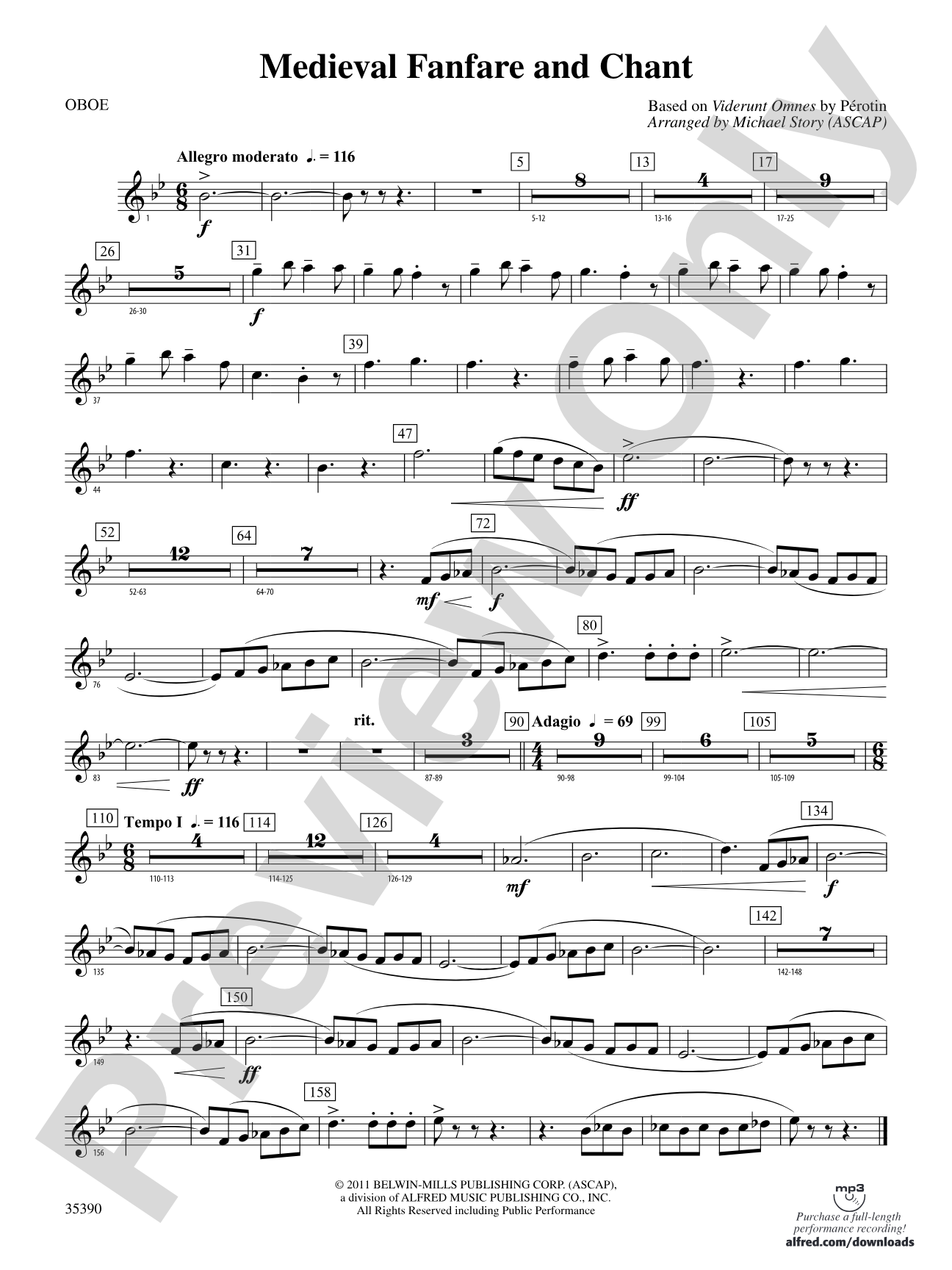 Medieval Fanfare and Chant: Oboe