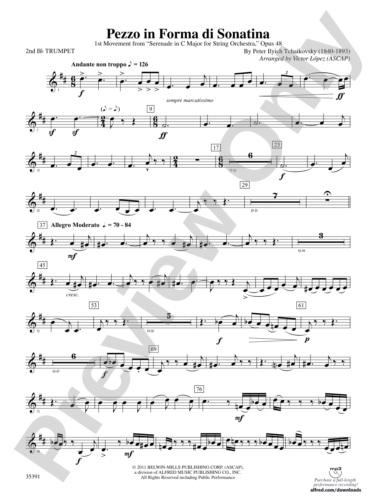 Pezzo in forma di Sonatina: 2nd B-flat Trumpet