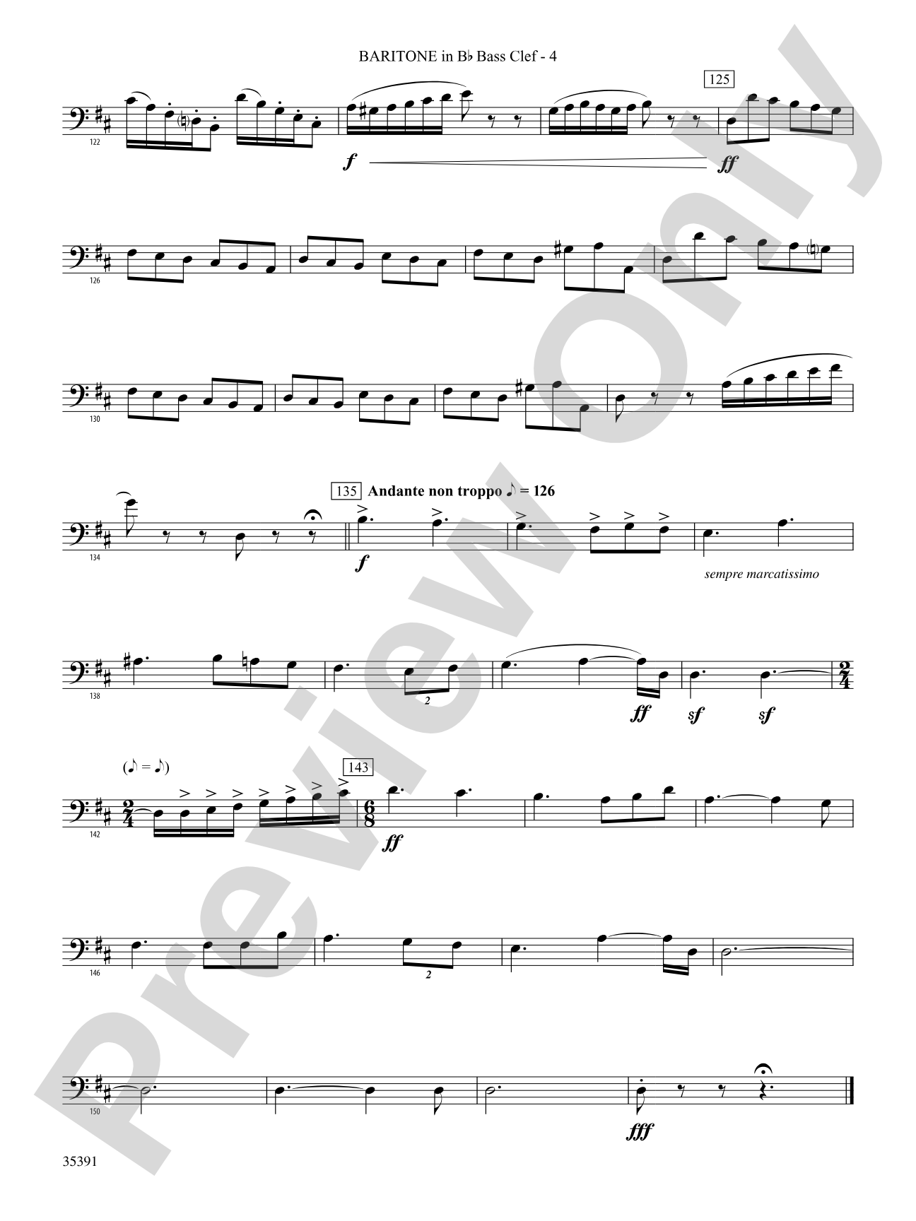 Pezzo in forma di Sonatina: (wp) B-flat Baritone B.C.