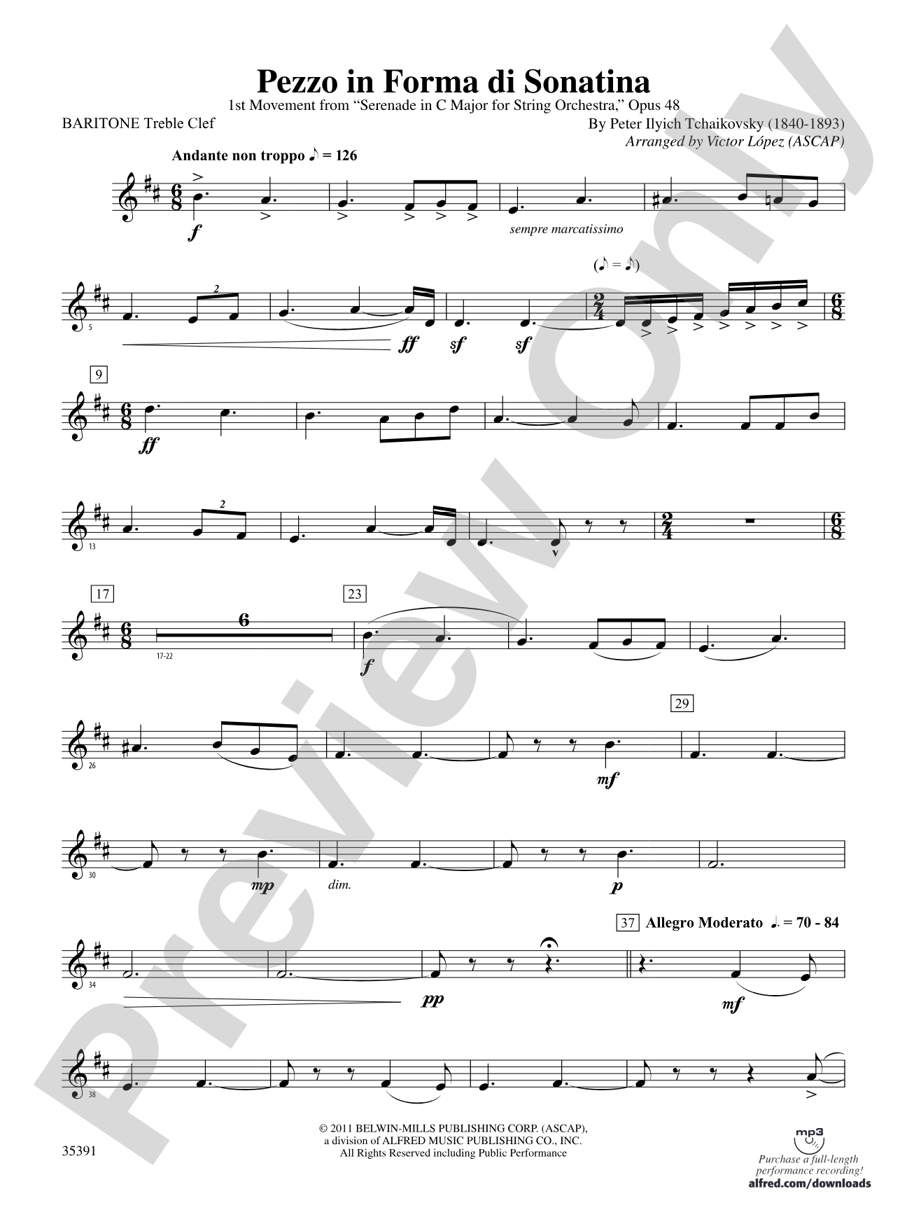 Pezzo in forma di Sonatina: (wp) Baritone T.C.
