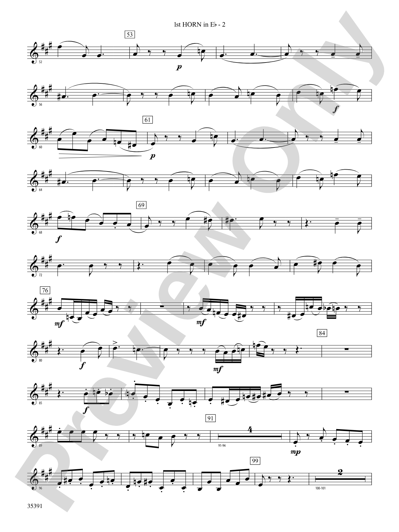Pezzo in forma di Sonatina: (wp) 1st Horn in E-flat