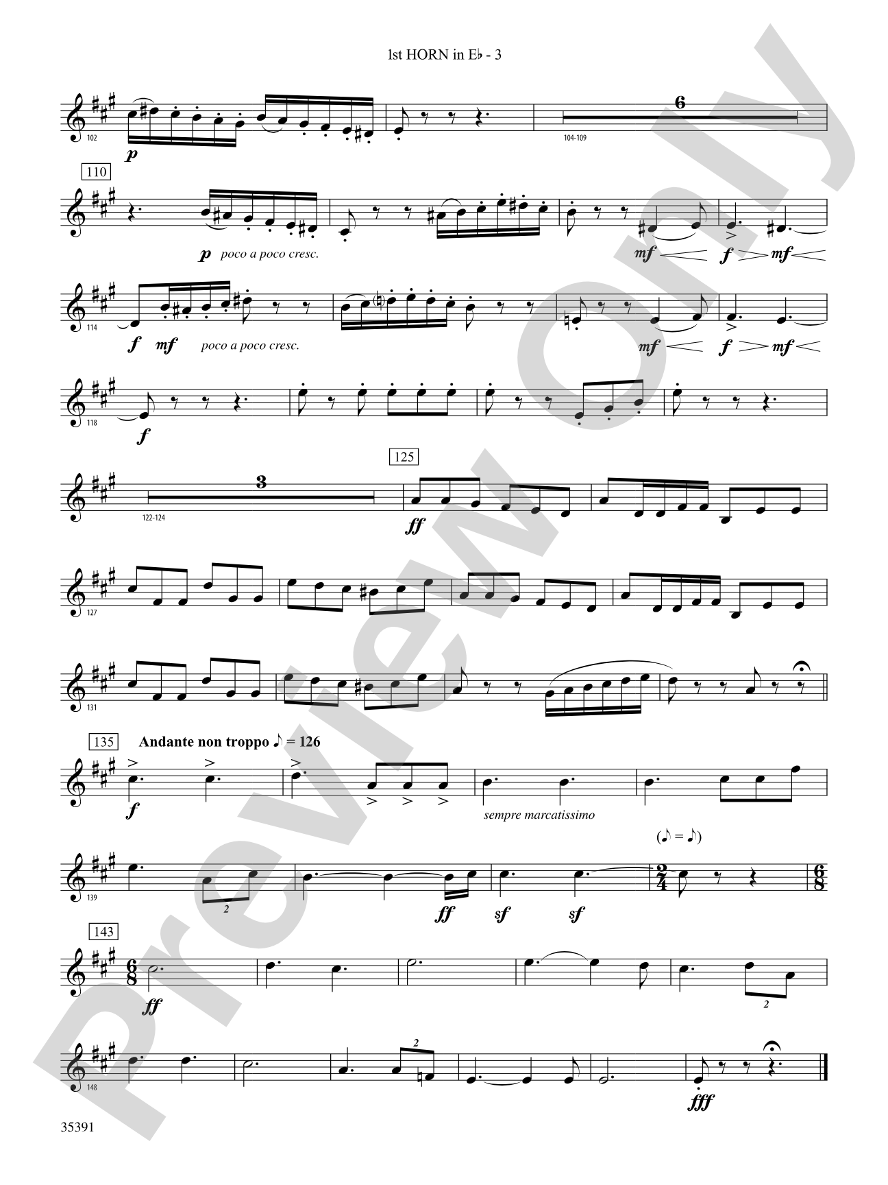 Pezzo in forma di Sonatina: (wp) 1st Horn in E-flat