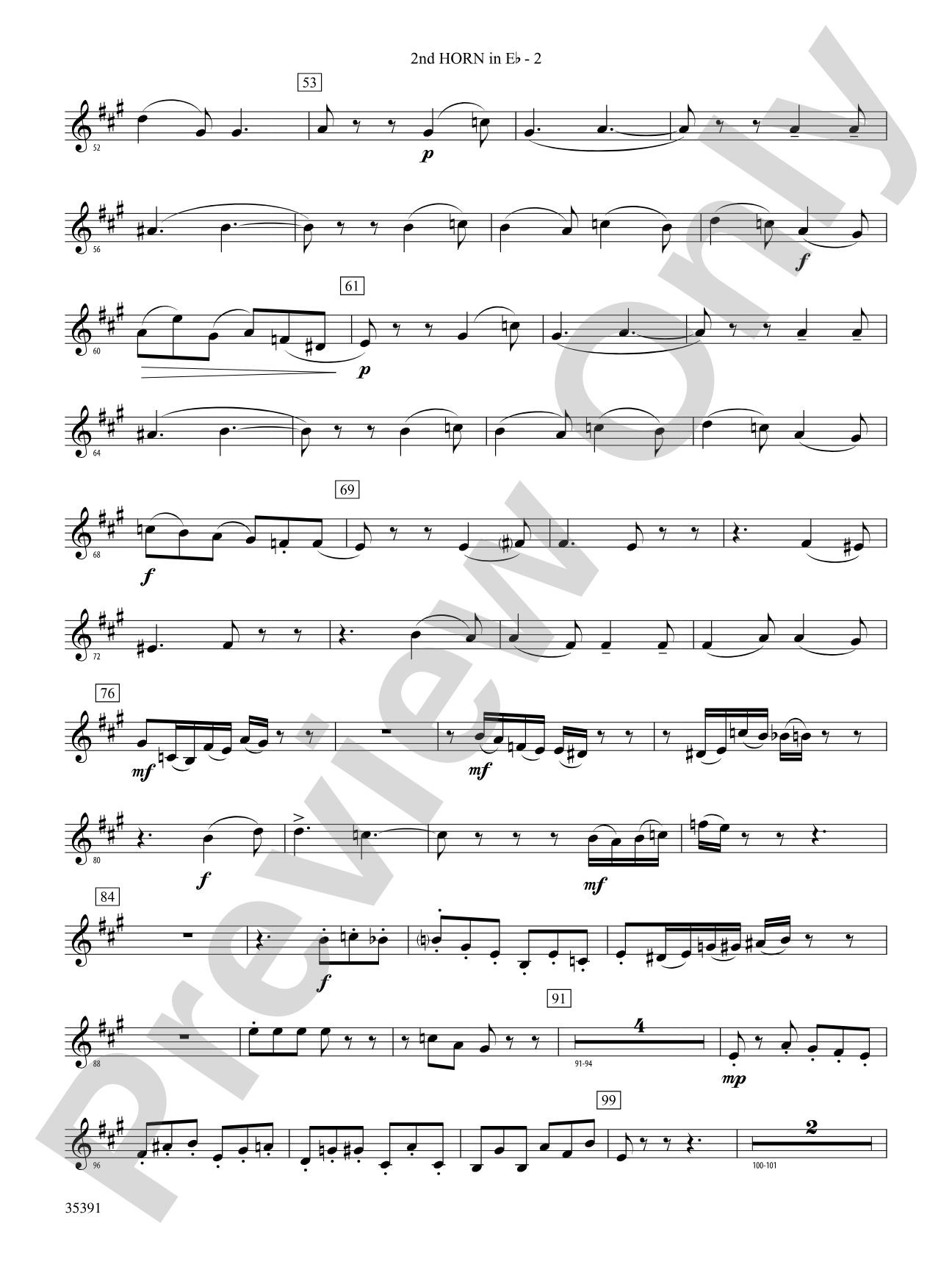 Pezzo in forma di Sonatina: (wp) 2nd Horn in E-flat