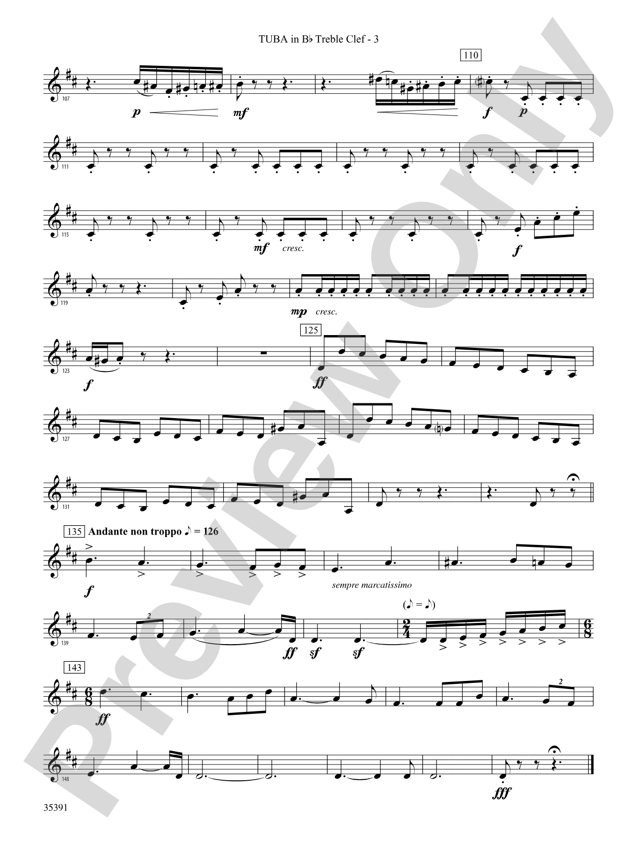 Pezzo in forma di Sonatina: (wp) B-flat Tuba T.C.