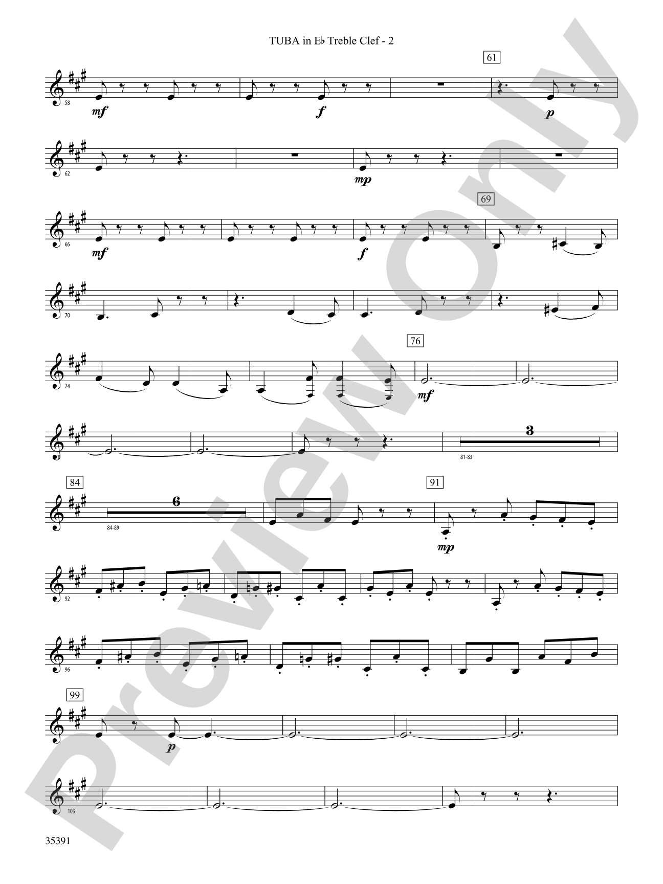 Pezzo in forma di Sonatina: (wp) E-flat Tuba T.C.