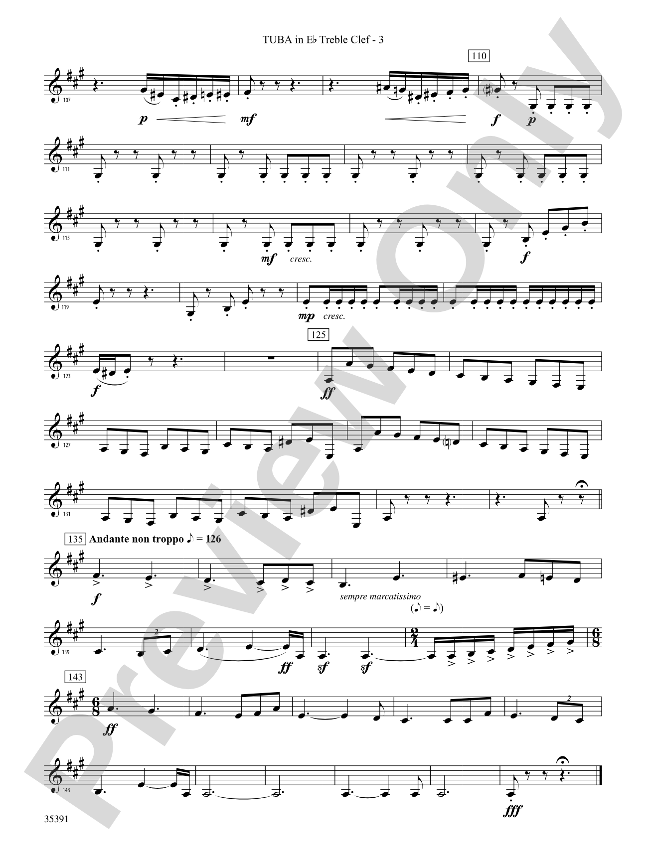 Pezzo in forma di Sonatina: (wp) E-flat Tuba T.C.