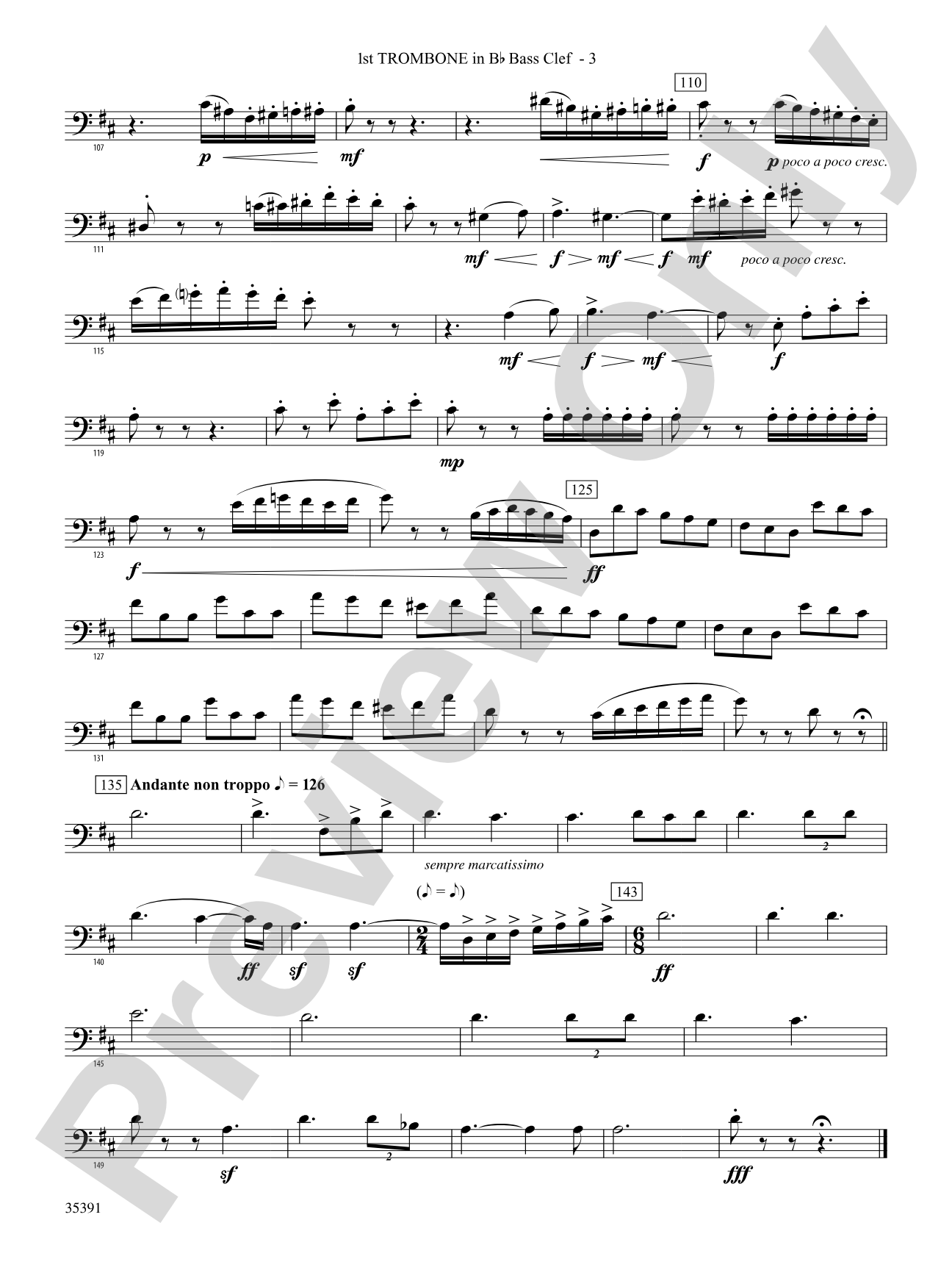 Pezzo in forma di Sonatina: (wp) 1st B-flat Trombone B.C.