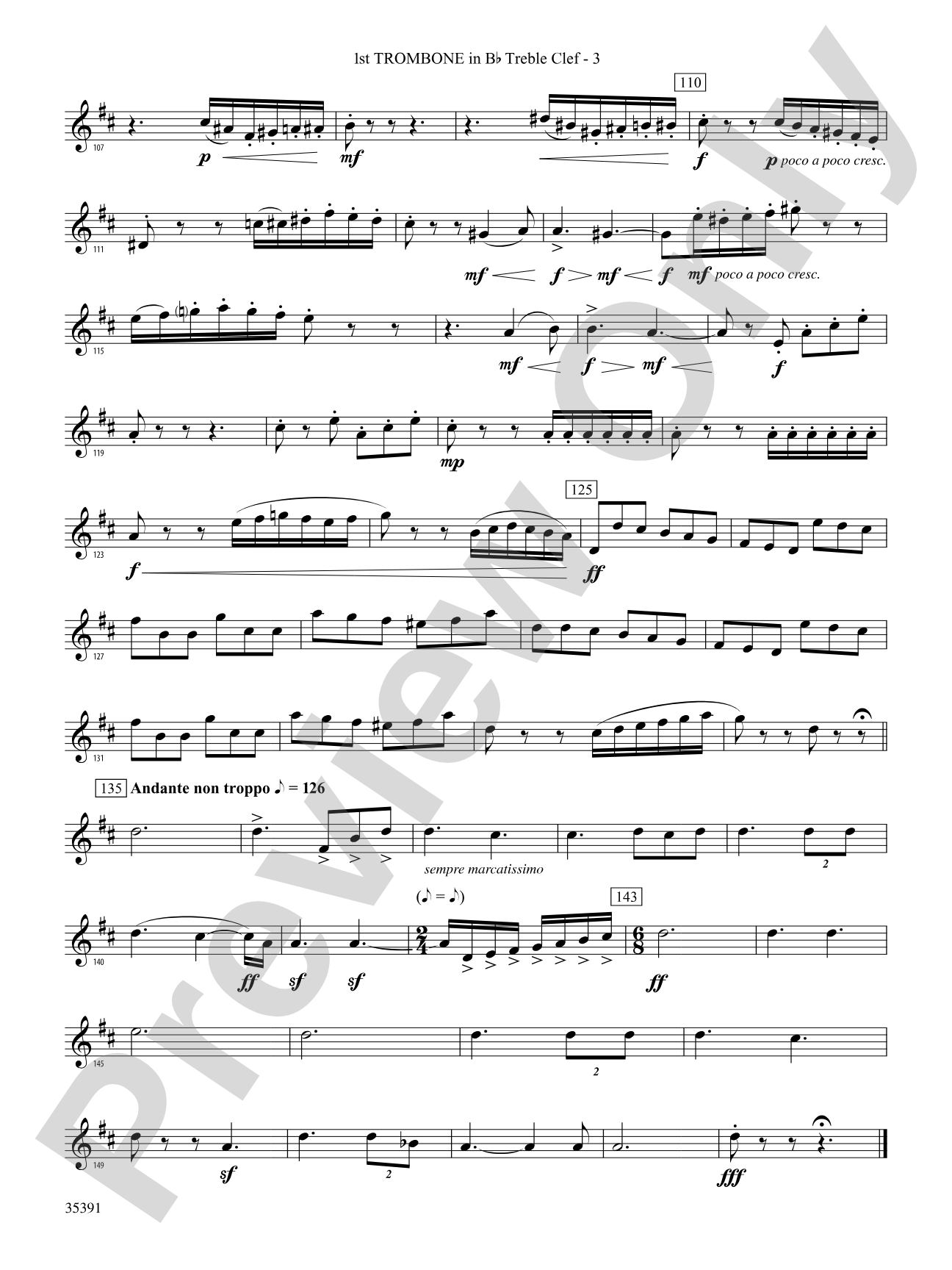 Pezzo in forma di Sonatina: (wp) 1st B-flat Trombone T.C.