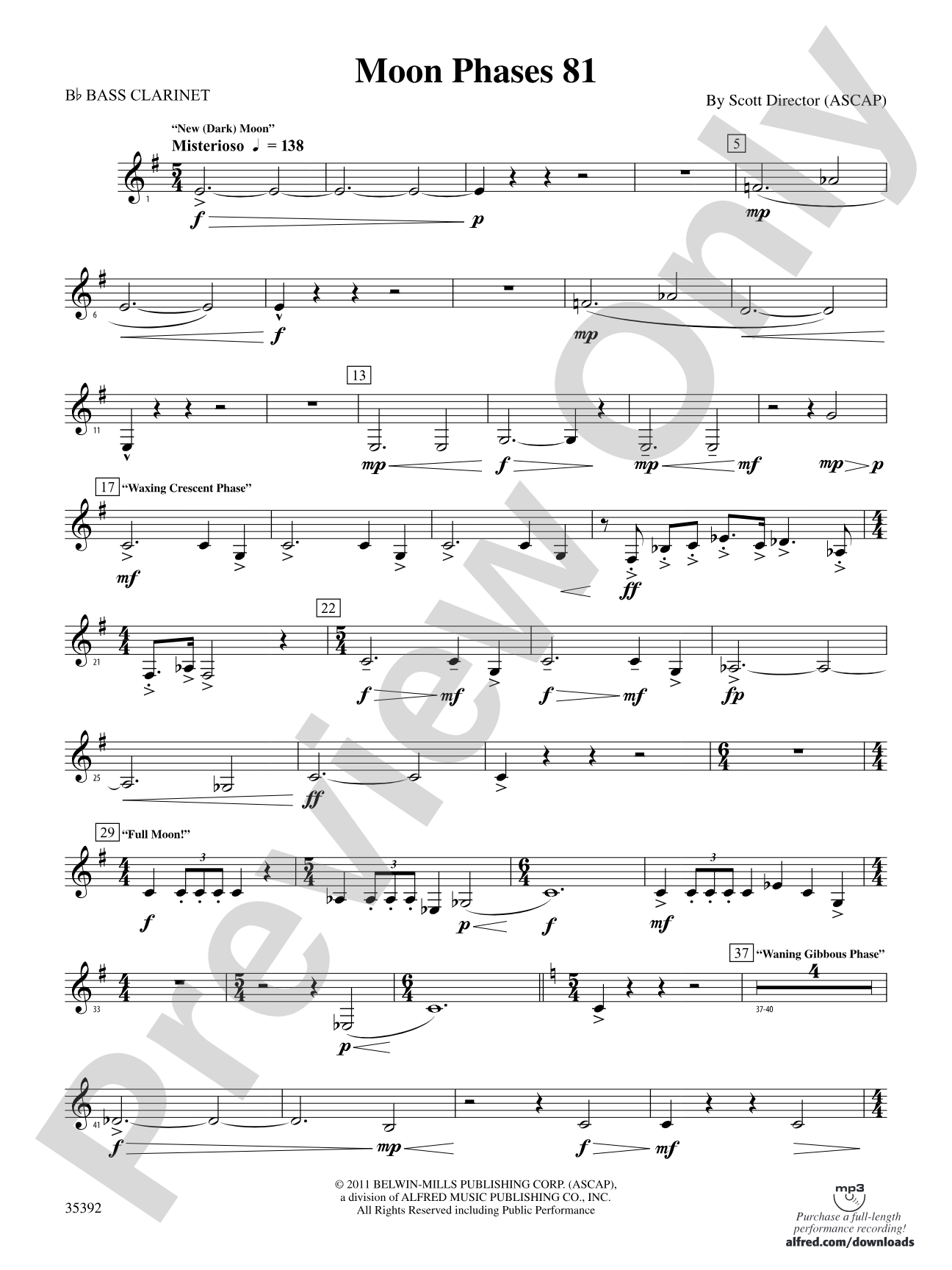 Moon Phases 81: B-flat Bass Clarinet