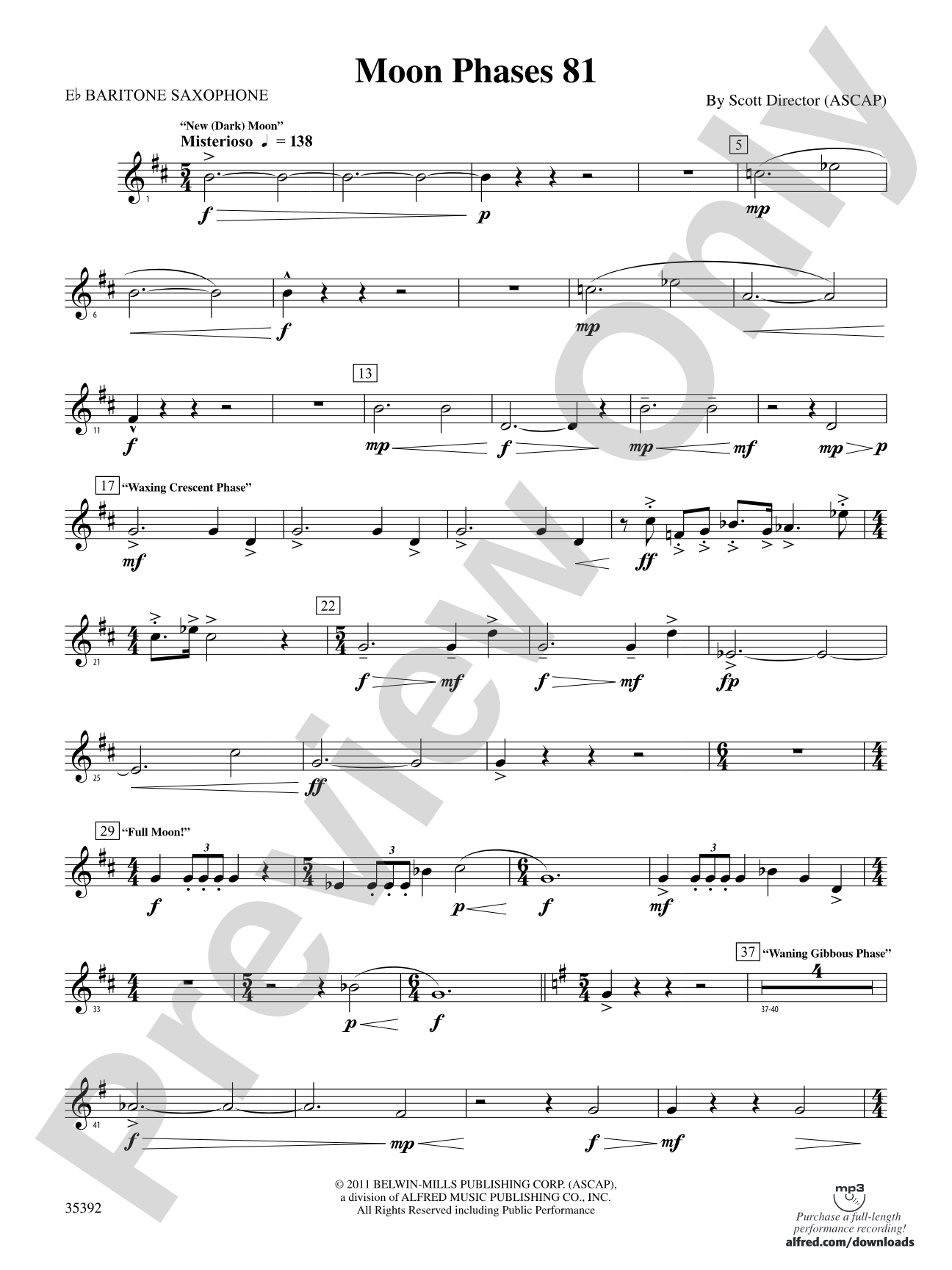 Moon Phases 81: E-flat Baritone Saxophone