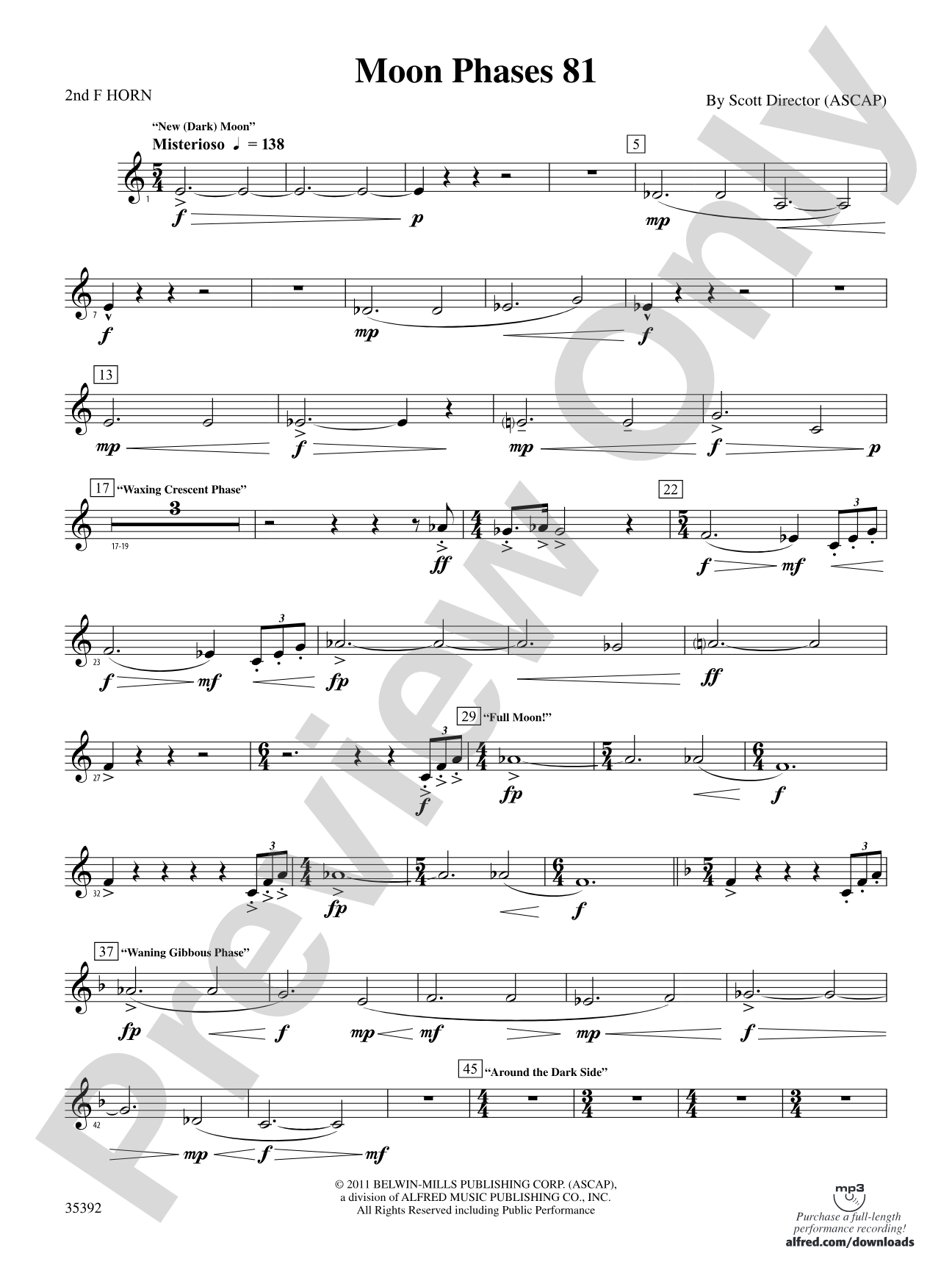Moon Phases 81: 2nd F Horn