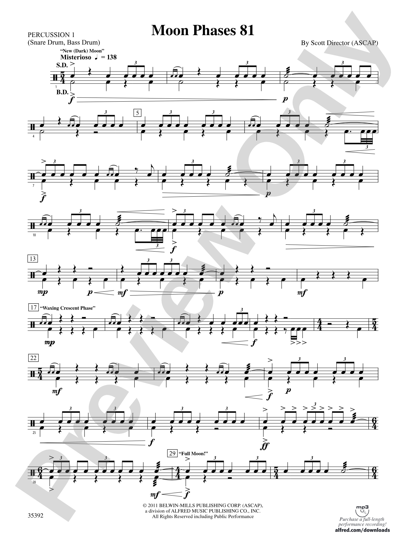 Moon Phases 81: 1st Percussion