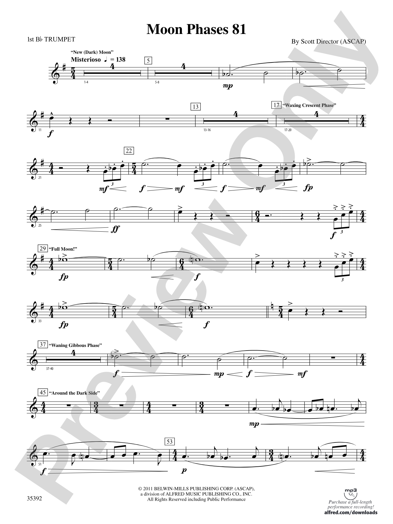 Moon Phases 81: 1st B-flat Trumpet