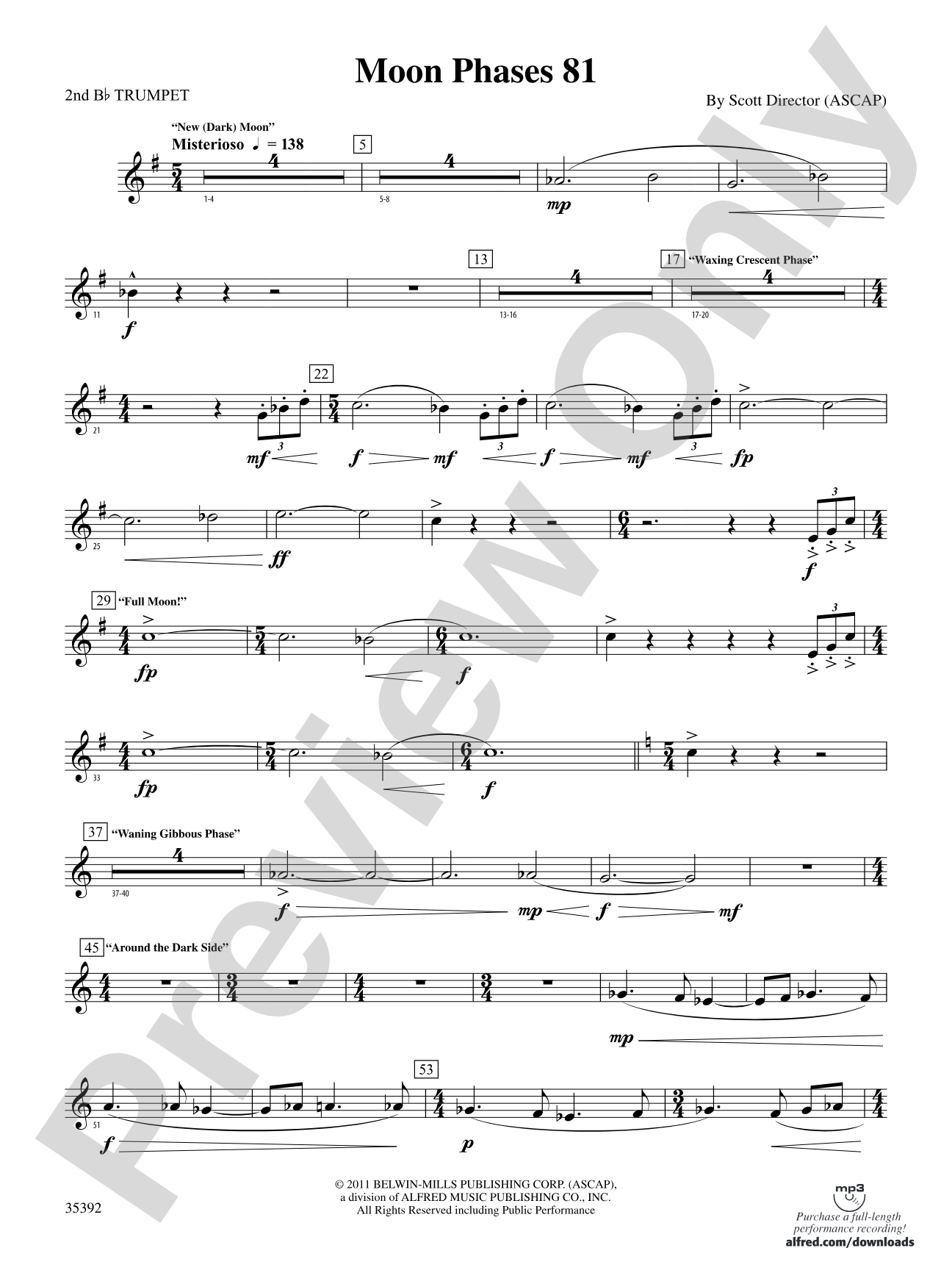 Moon Phases 81: 2nd B-flat Trumpet