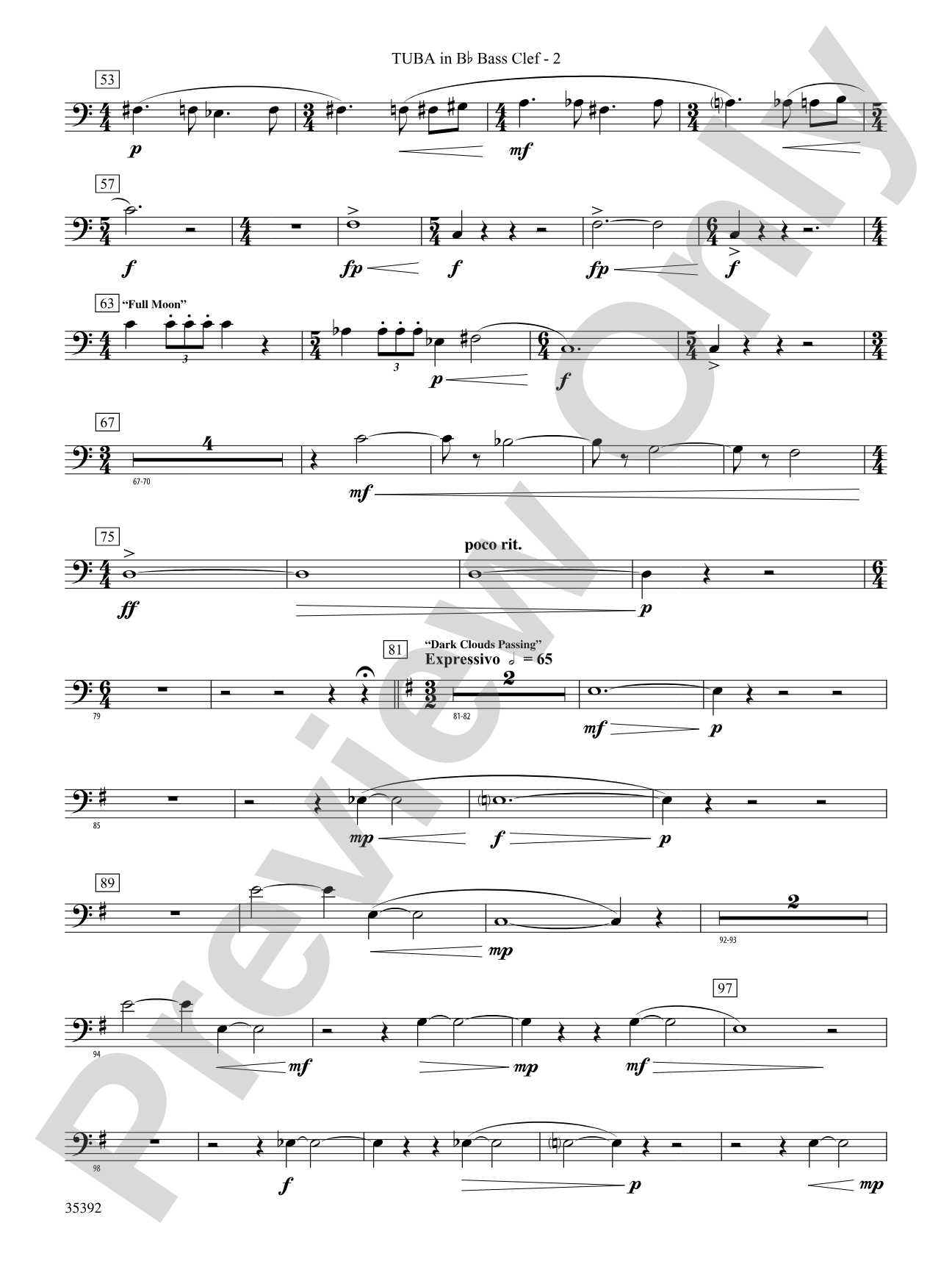 Moon Phases 81: (wp) B-flat Tuba B.C.