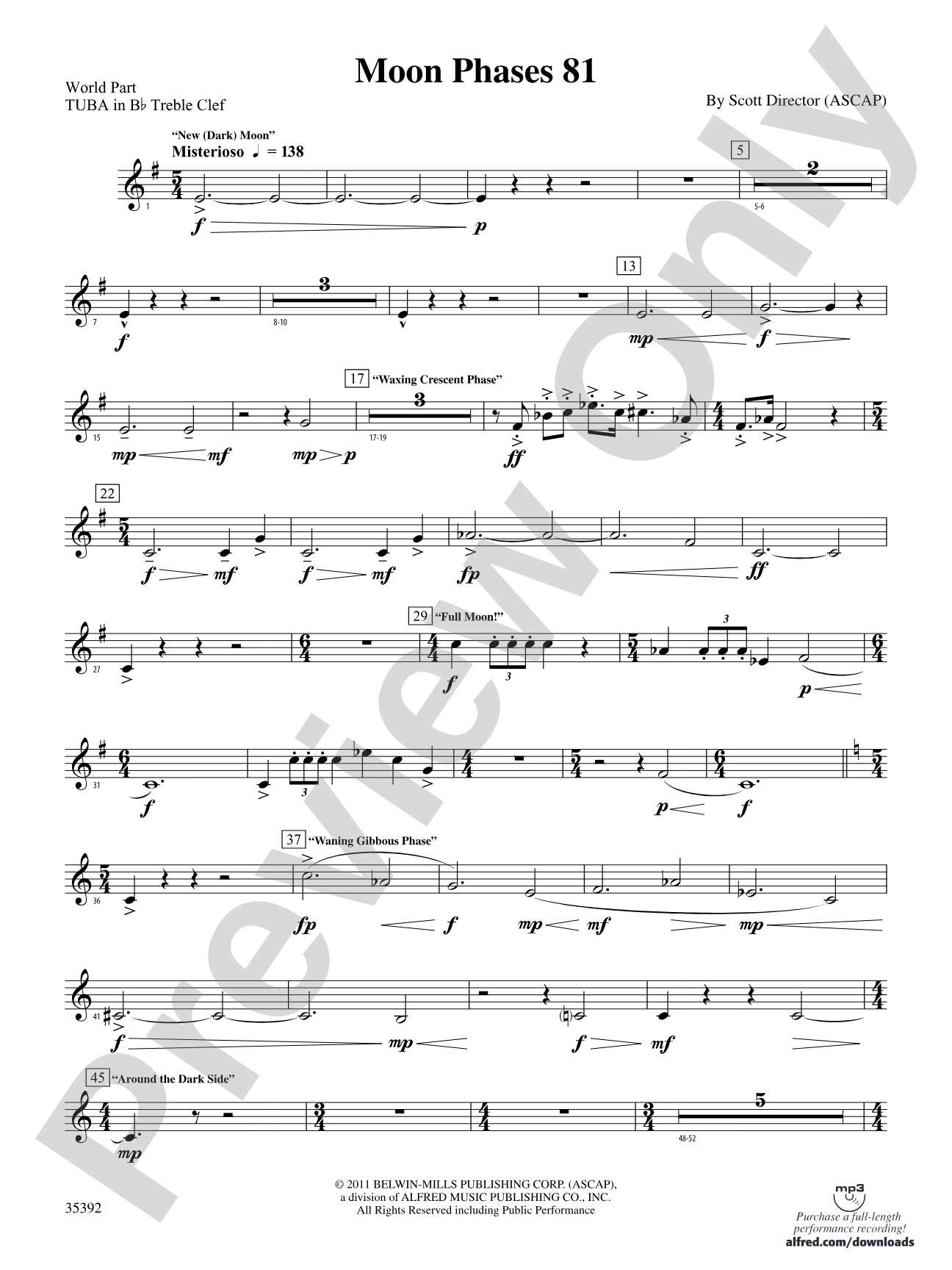 Moon Phases 81: (wp) B-flat Tuba T.C.