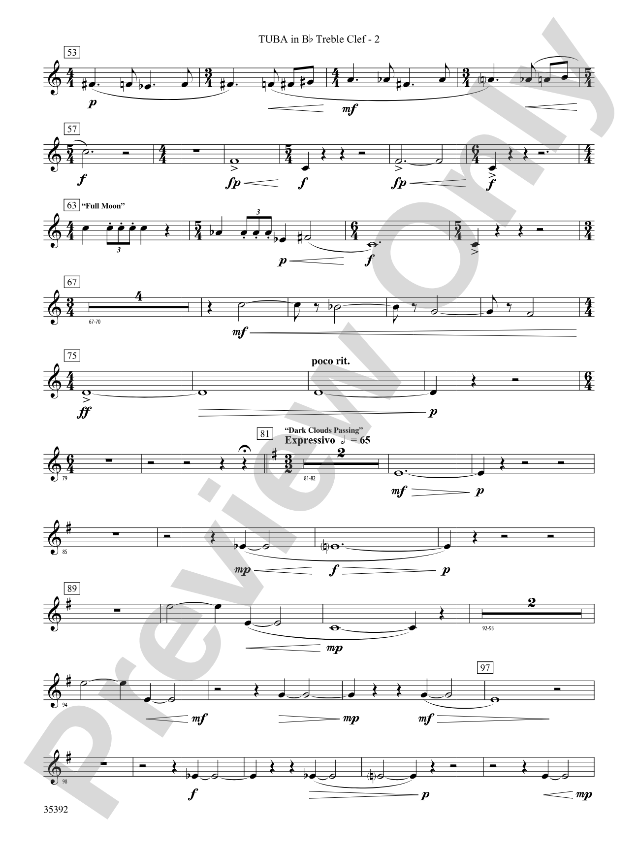 Moon Phases 81: (wp) B-flat Tuba T.C.