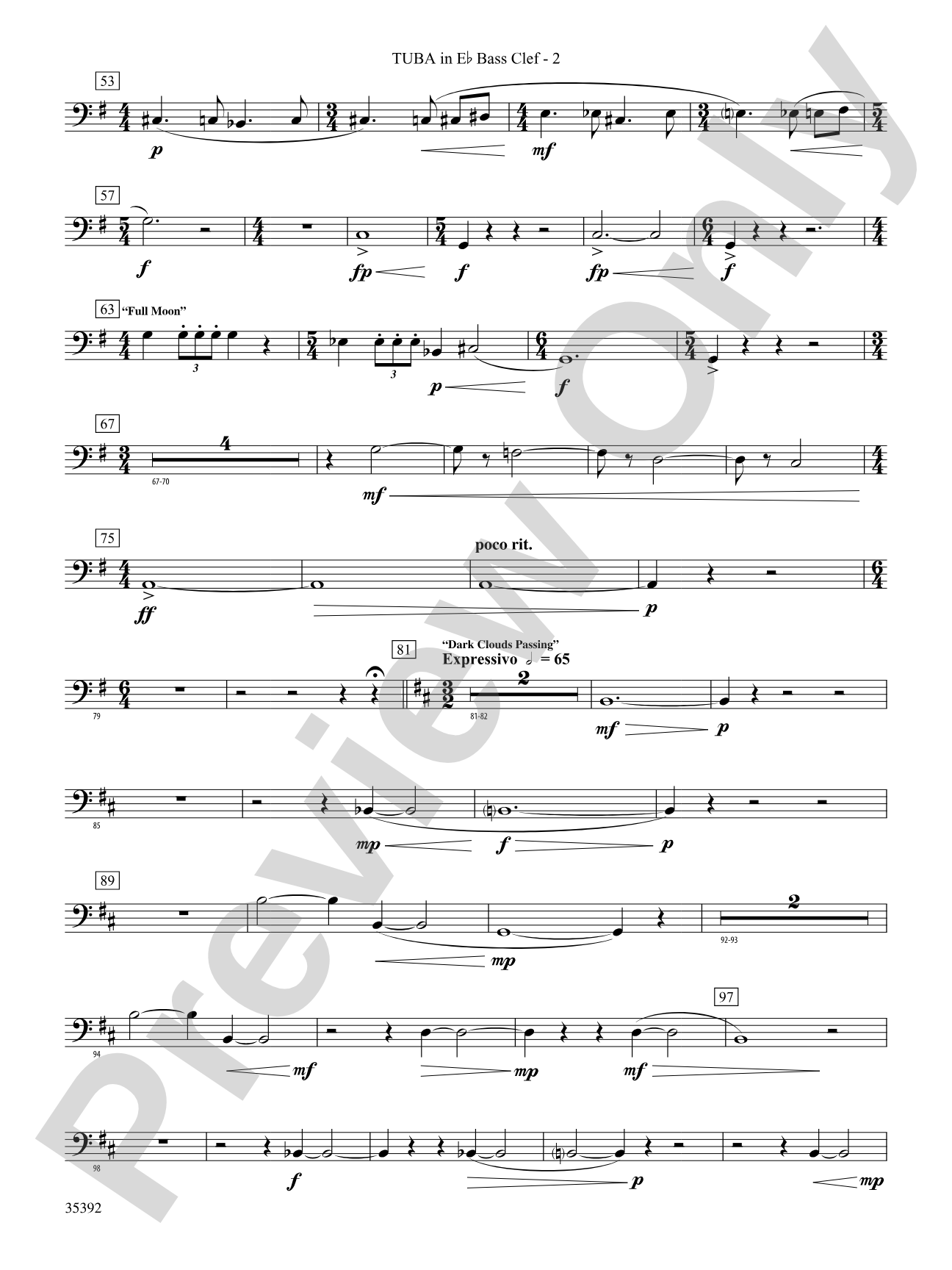 Moon Phases 81: (wp) E-flat Tuba B.C.