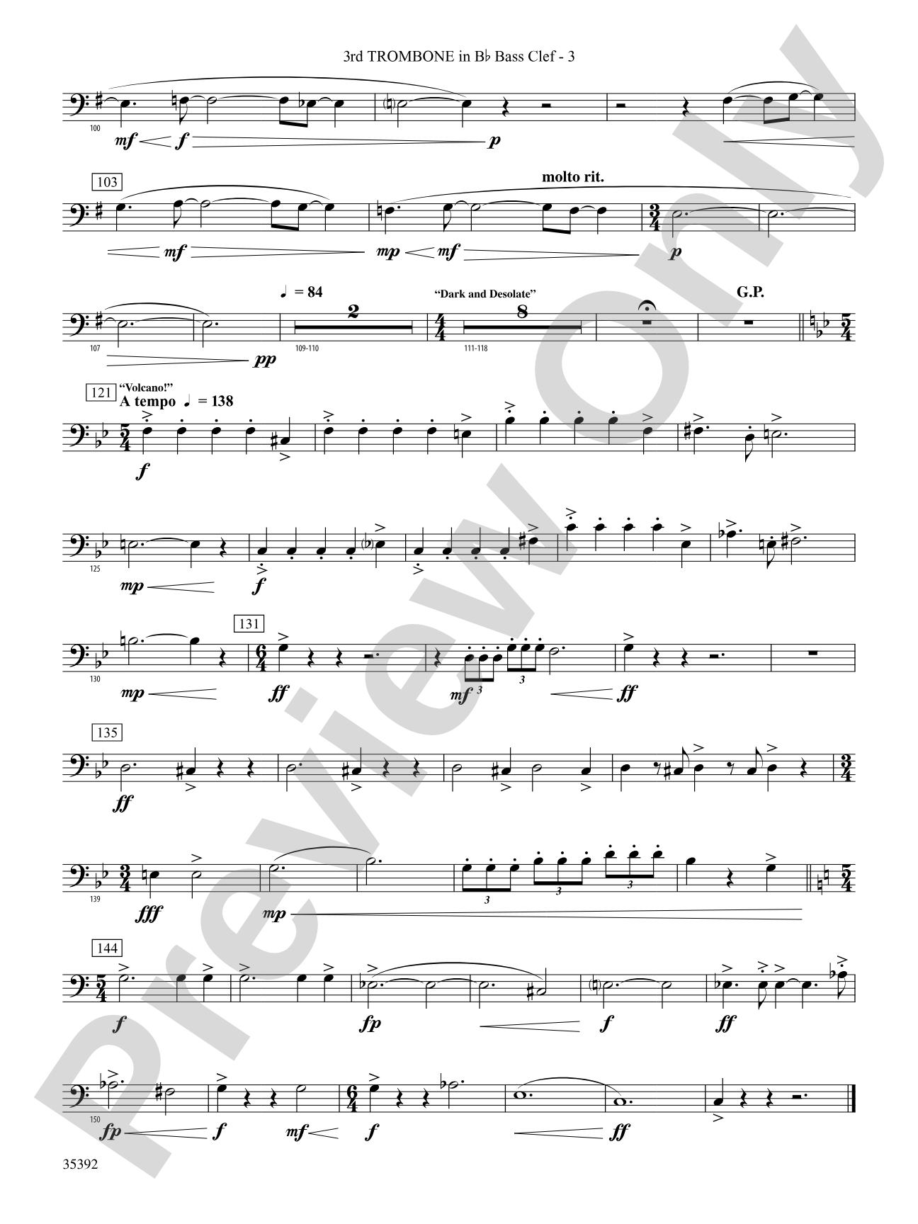 Moon Phases 81: (wp) 3rd B-flat Trombone B.C.