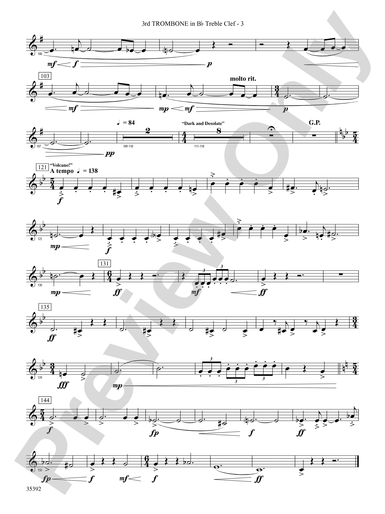 Moon Phases 81: (wp) 3rd B-flat Trombone T.C.