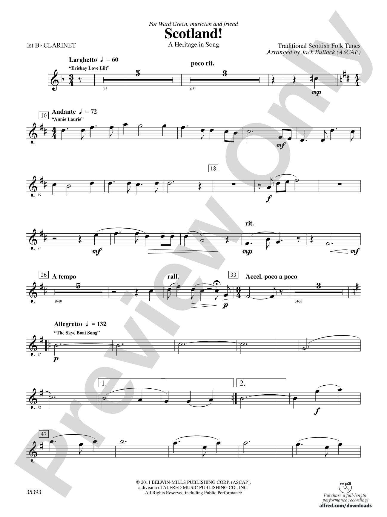 Scotland!: 1st B-flat Clarinet