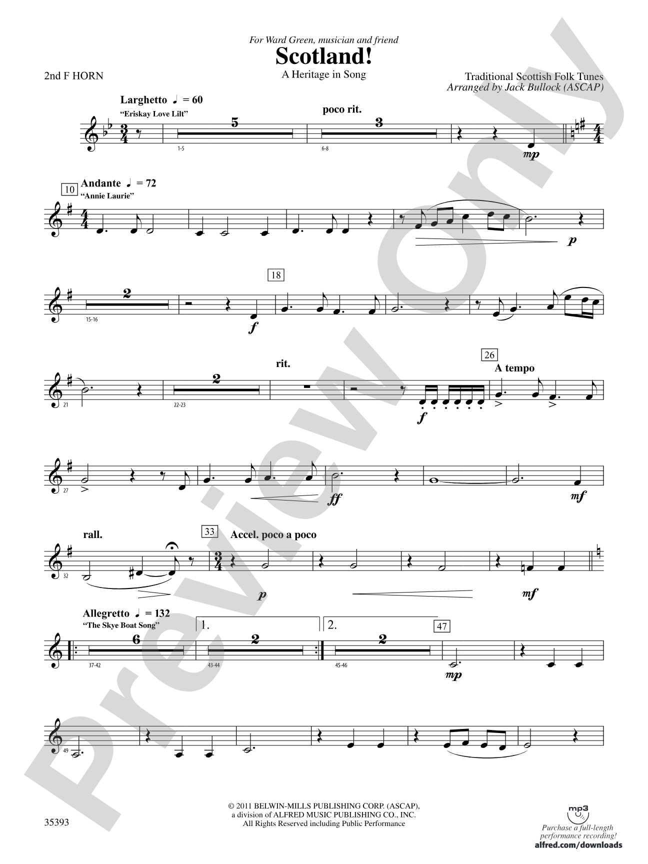 Scotland!: 2nd F Horn