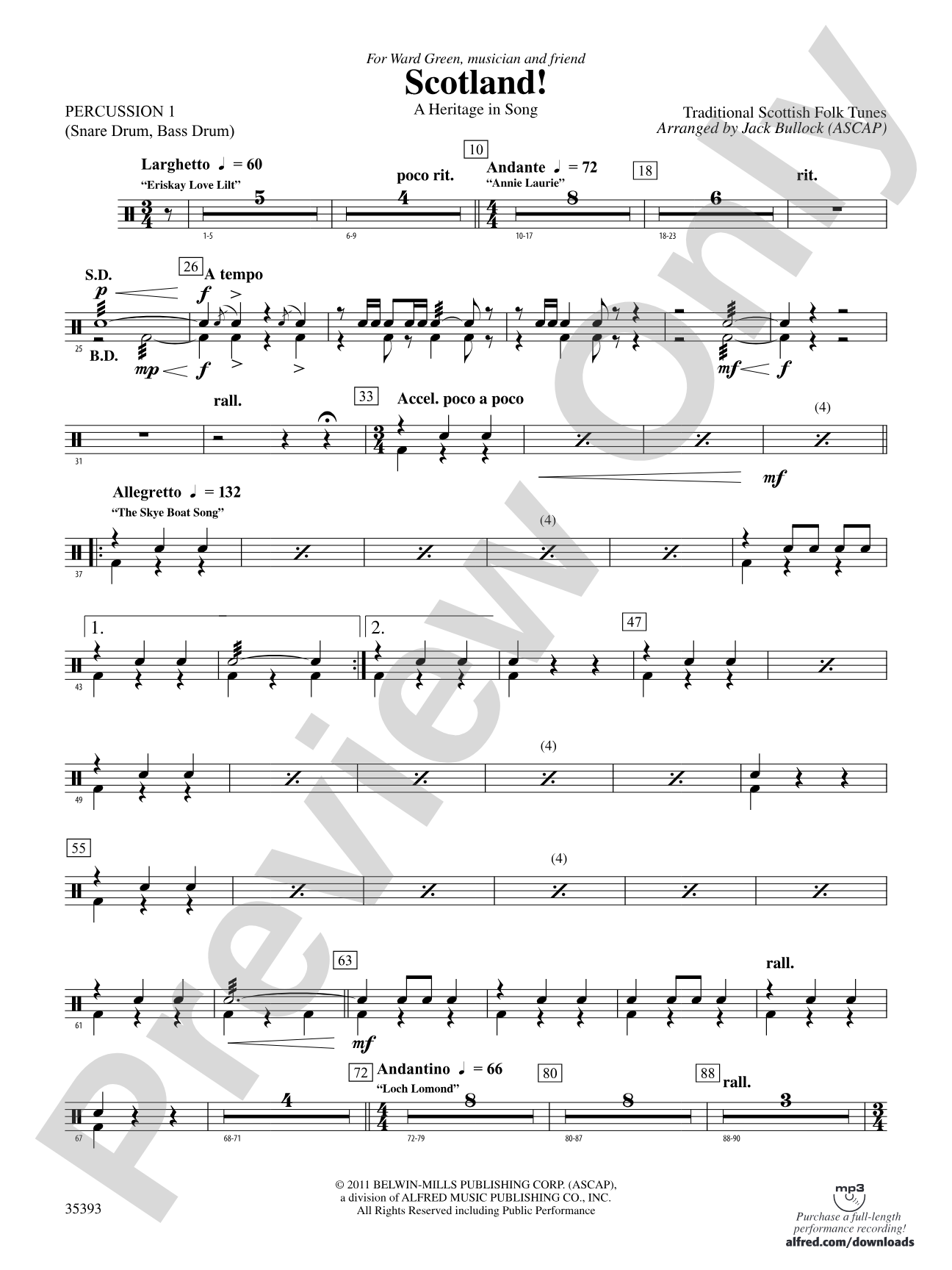 Scotland!: 1st Percussion