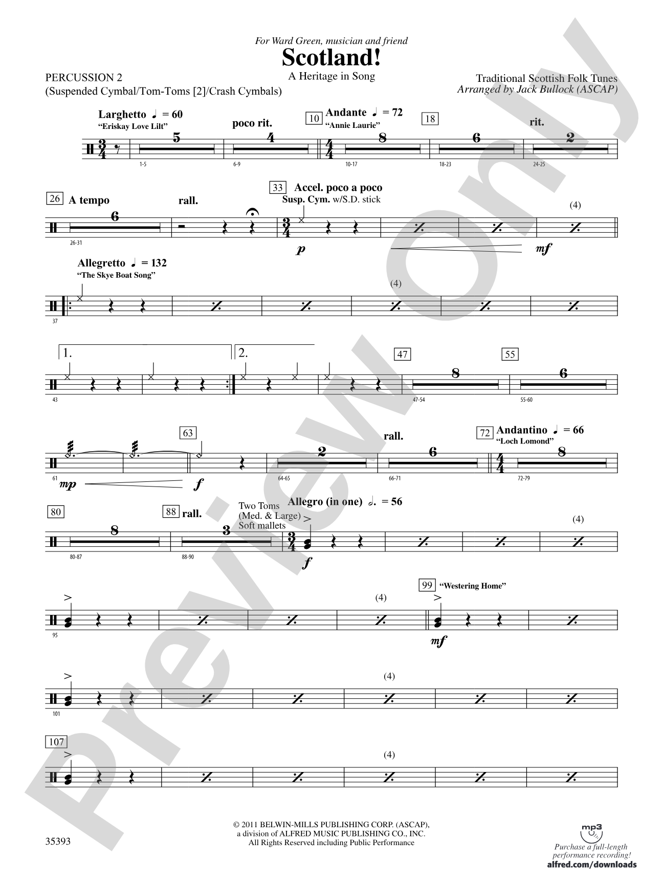 Scotland!: 2nd Percussion