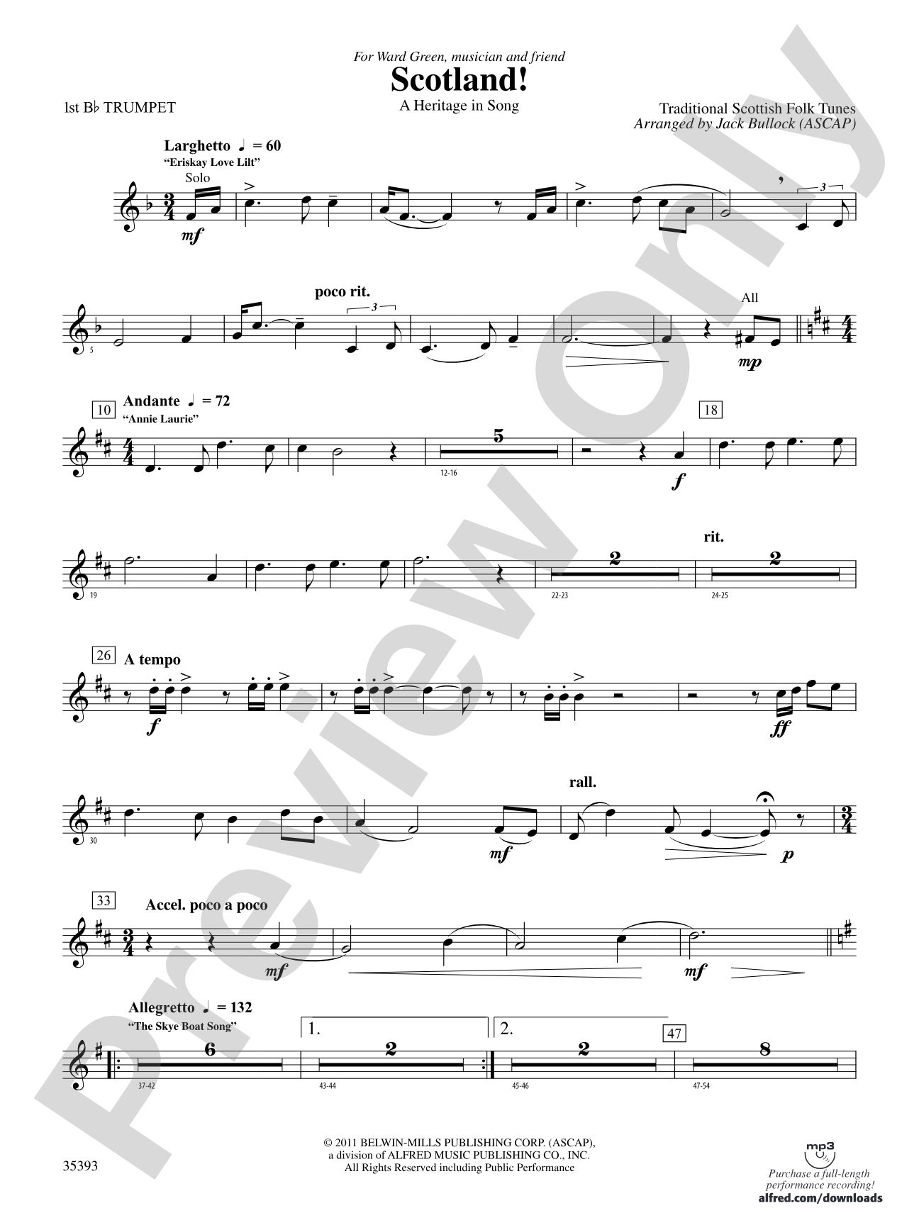 Scotland!: 1st B-flat Trumpet