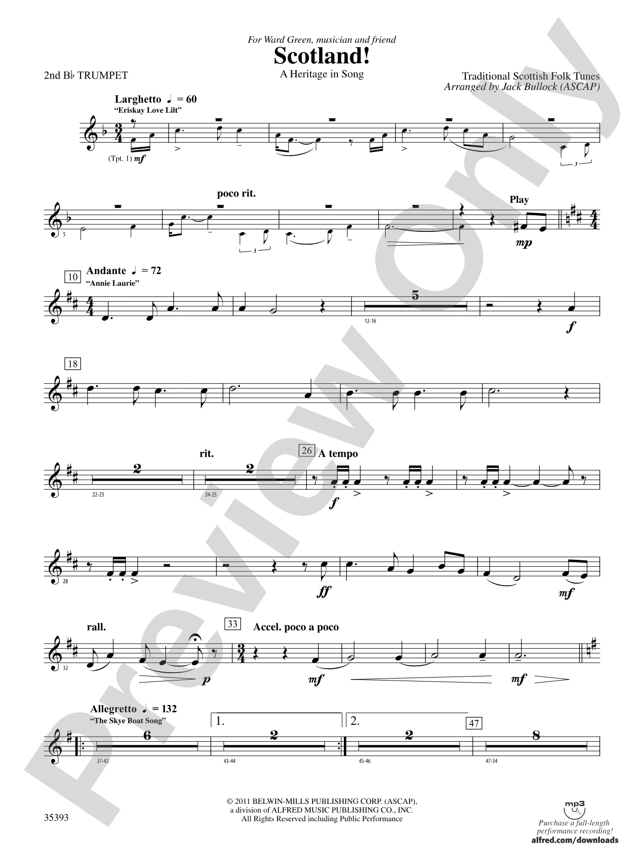 Scotland!: 2nd B-flat Trumpet