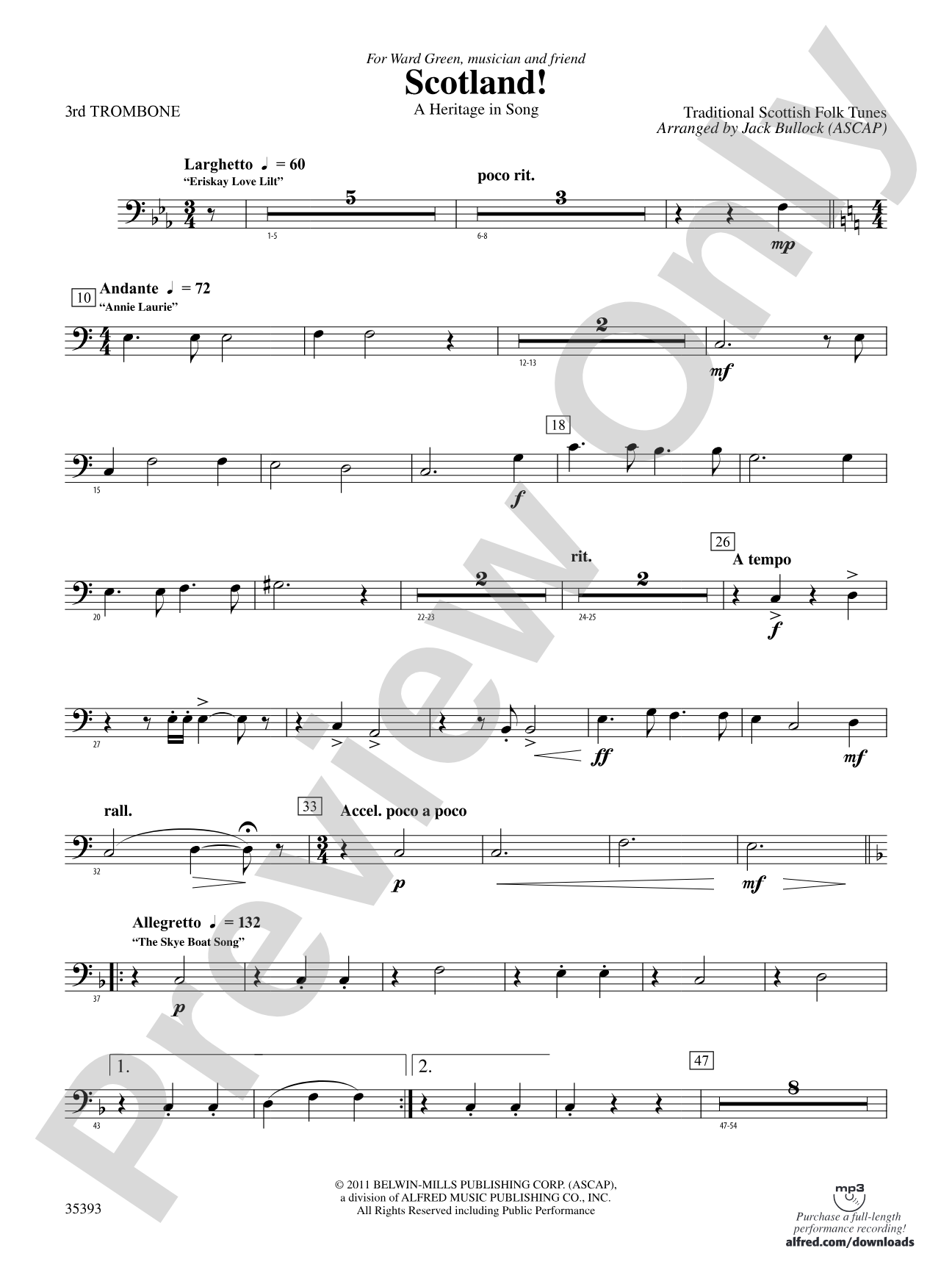 Scotland!: 3rd Trombone