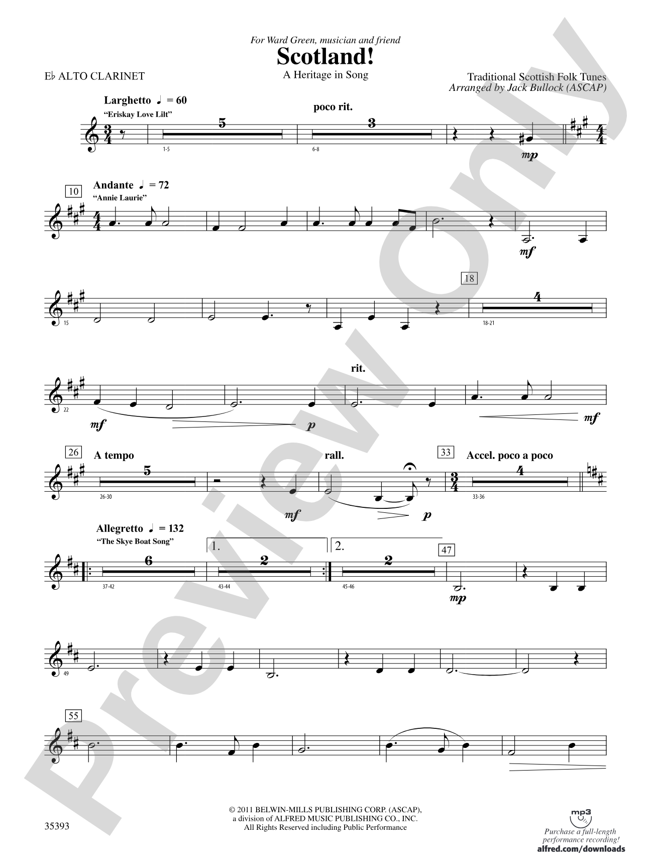 Scotland!: (wp) E-flat Alto Clarinet
