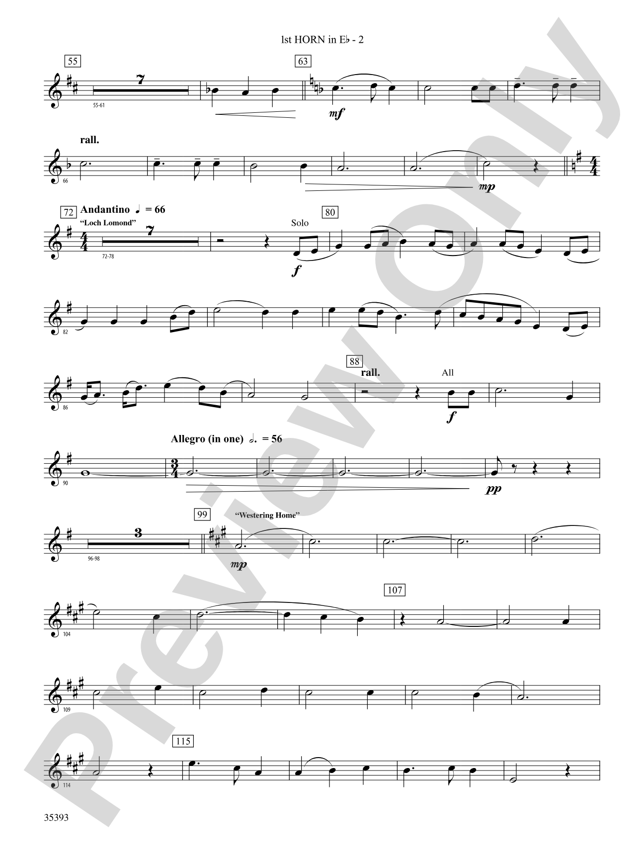 Scotland!: (wp) 1st Horn in E-flat
