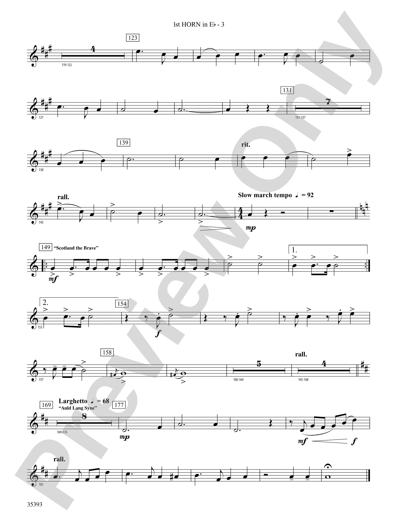 Scotland!: (wp) 1st Horn in E-flat