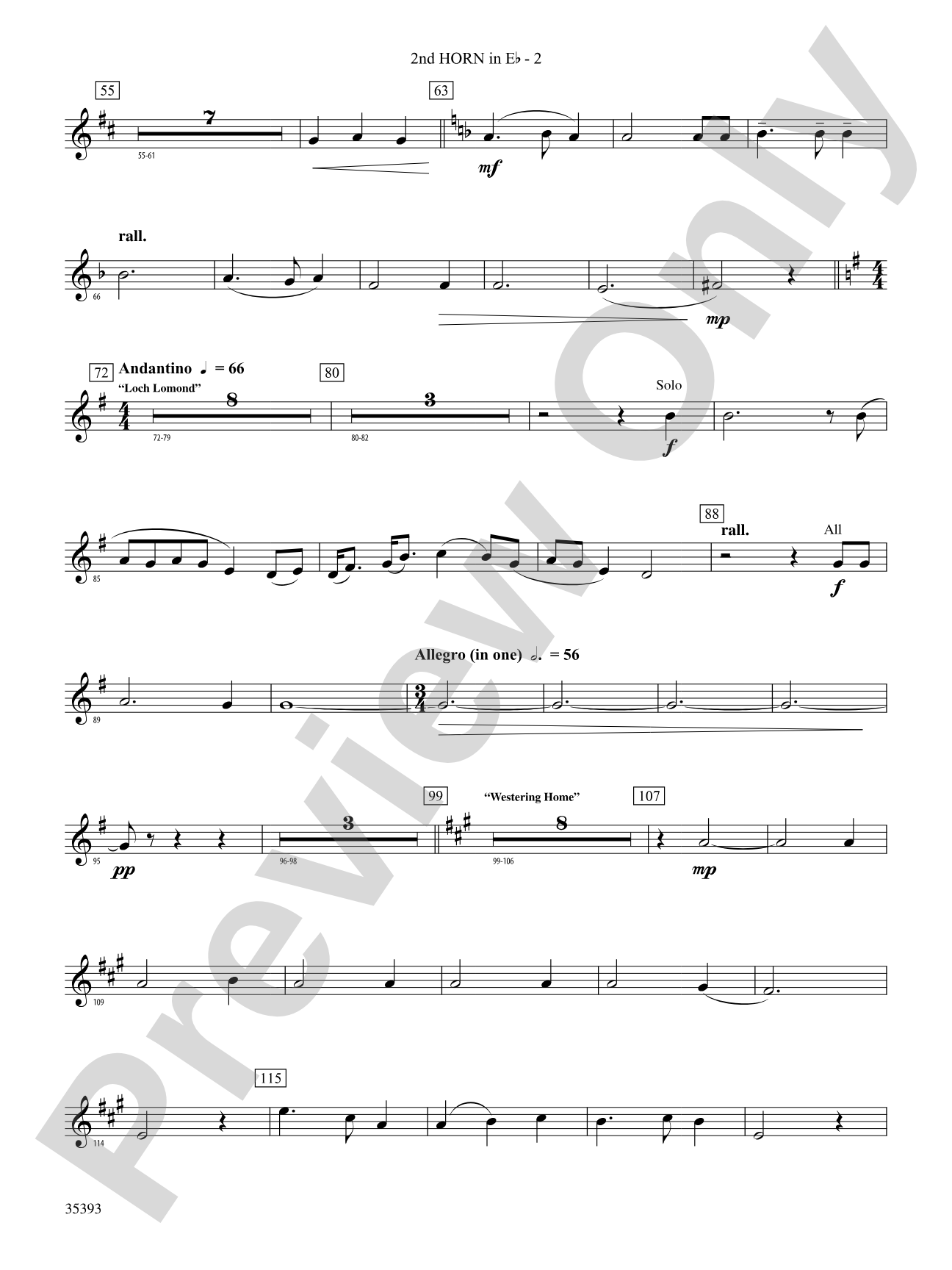 Scotland!: (wp) 2nd Horn in E-flat
