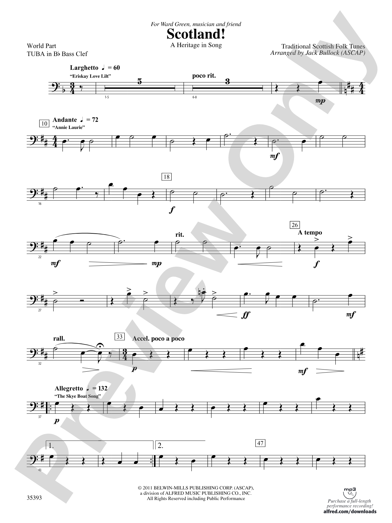 Scotland!: (wp) B-flat Tuba B.C.