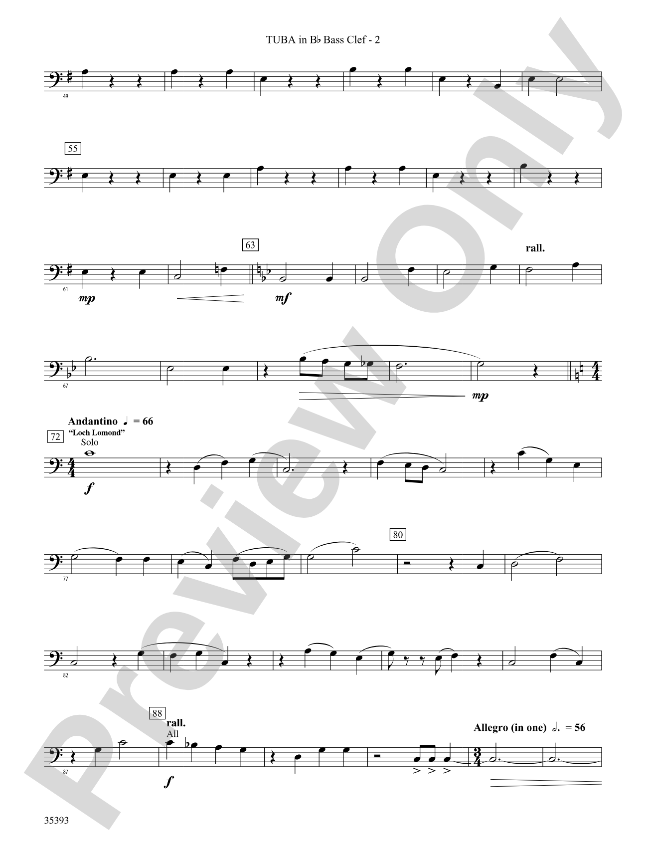 Scotland!: (wp) B-flat Tuba B.C.