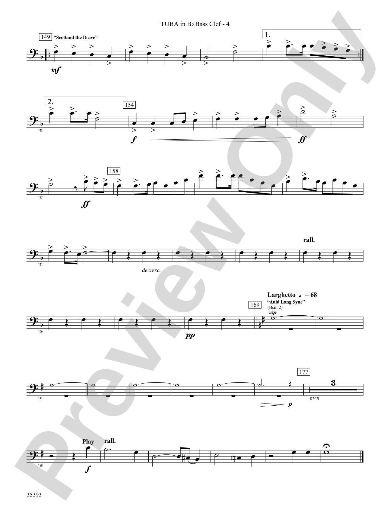 Scotland!: (wp) B-flat Tuba B.C.