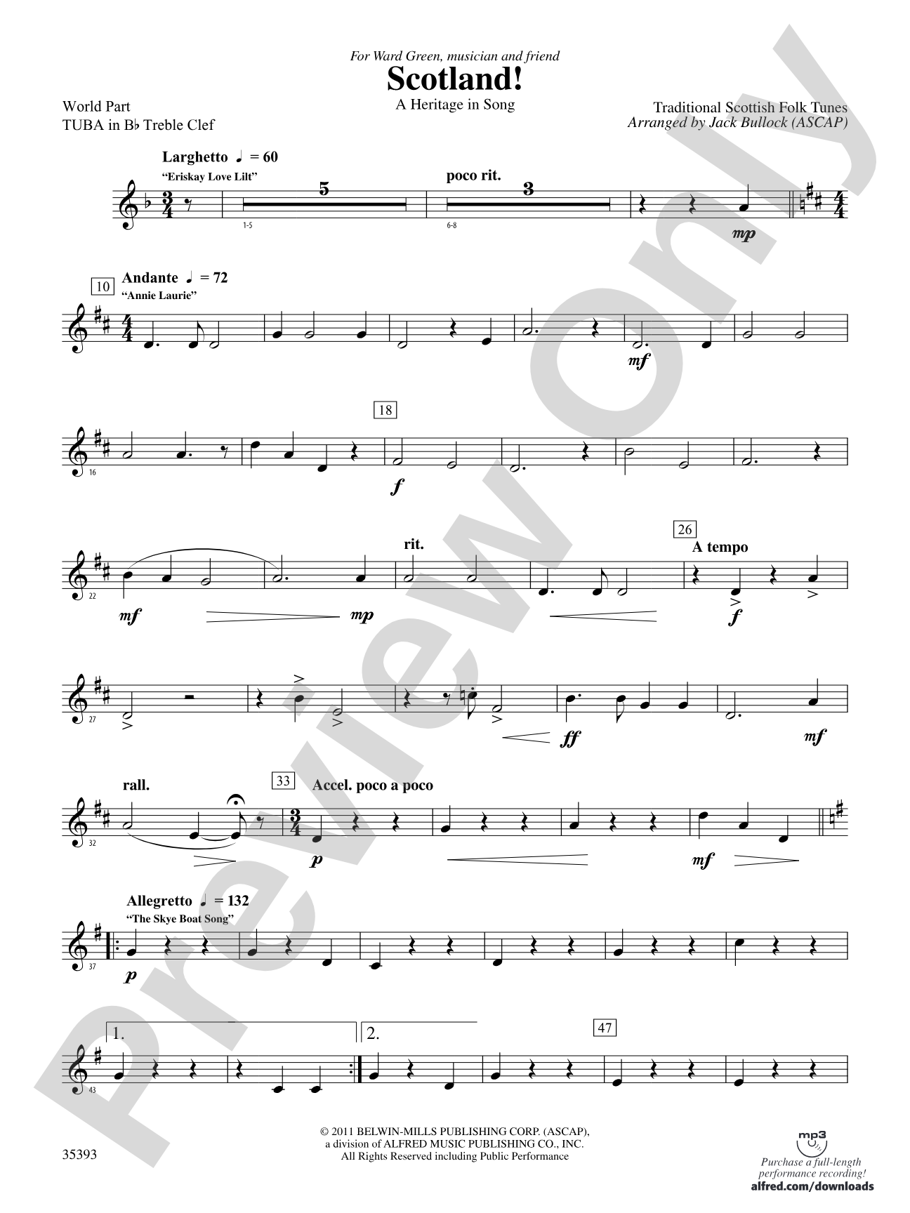 Scotland!: (wp) B-flat Tuba T.C.