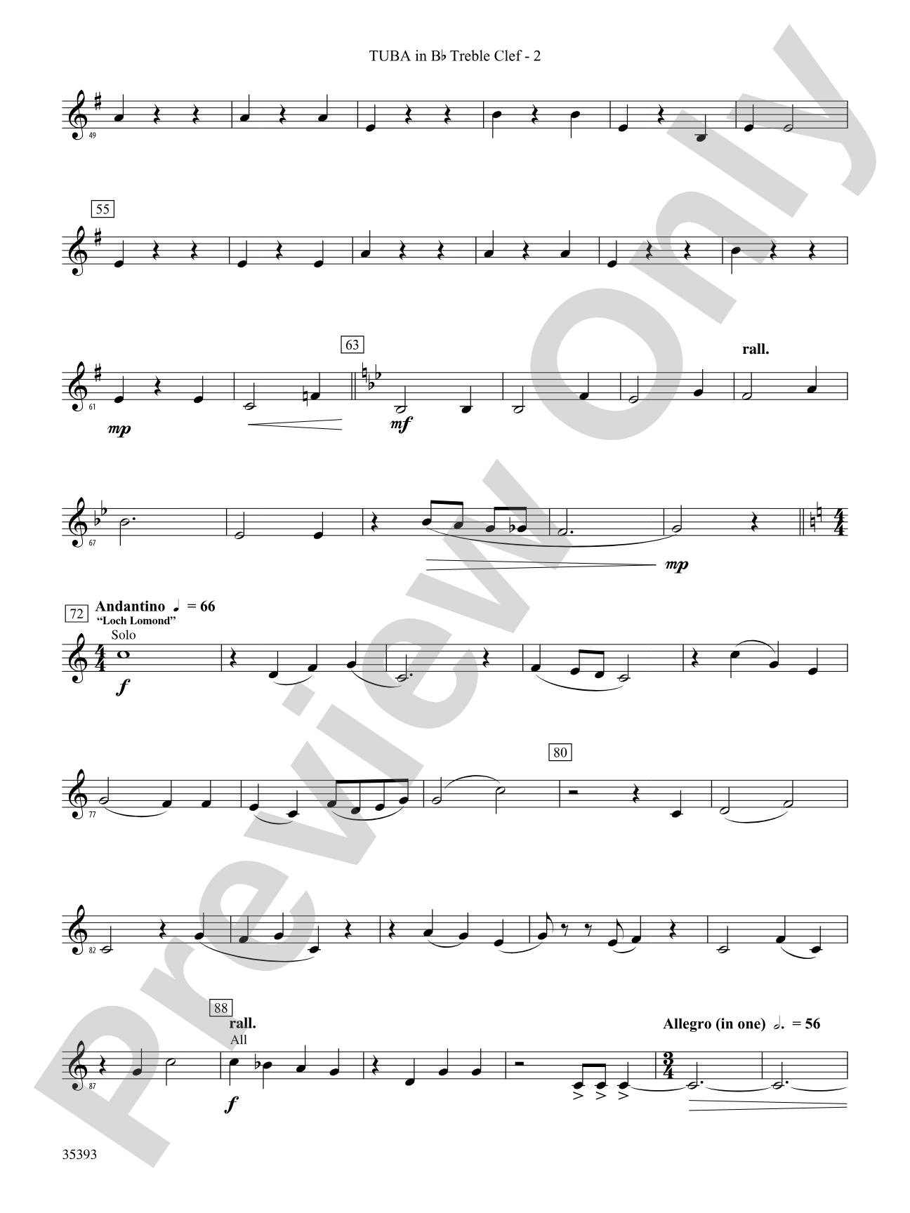 Scotland!: (wp) B-flat Tuba T.C.