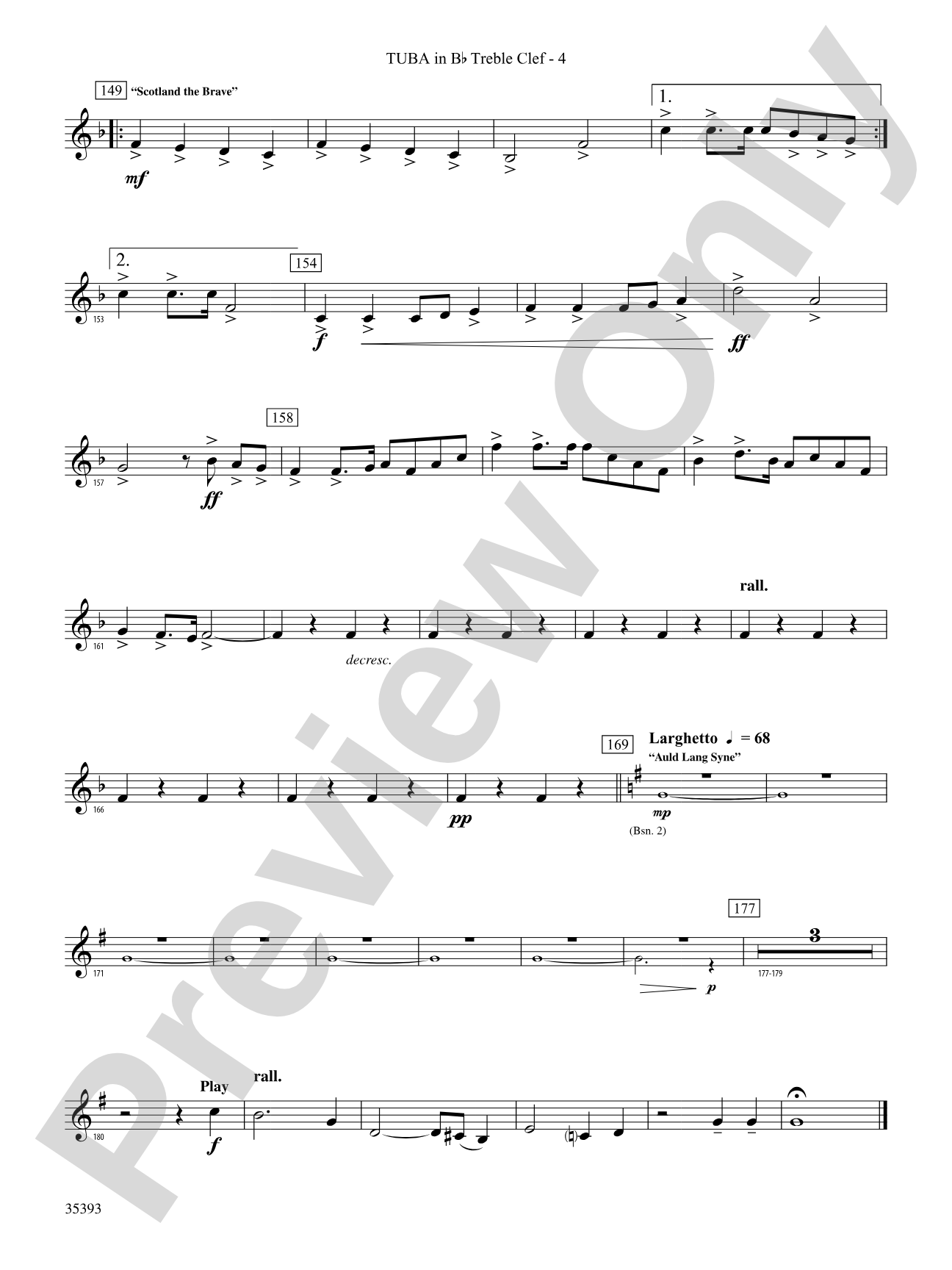Scotland!: (wp) B-flat Tuba T.C.