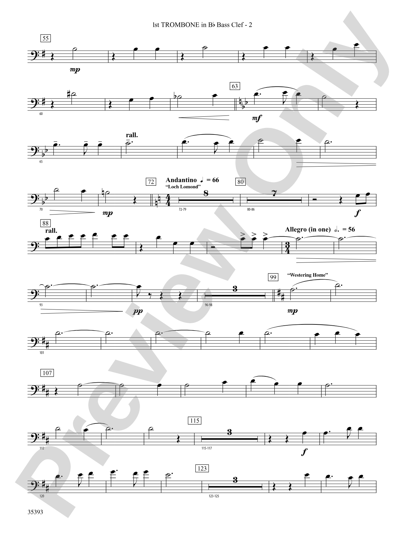 Scotland!: (wp) 1st B-flat Trombone B.C.