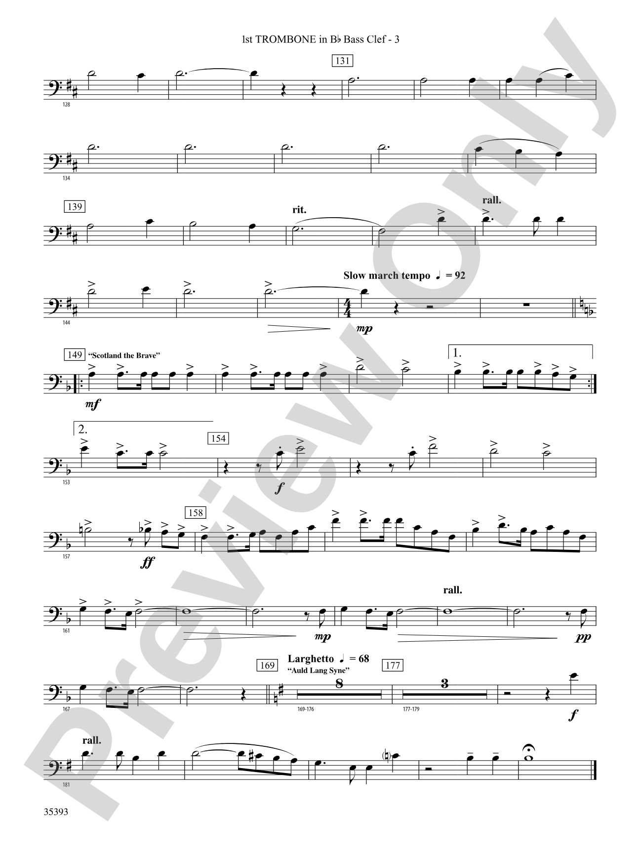 Scotland!: (wp) 1st B-flat Trombone B.C.