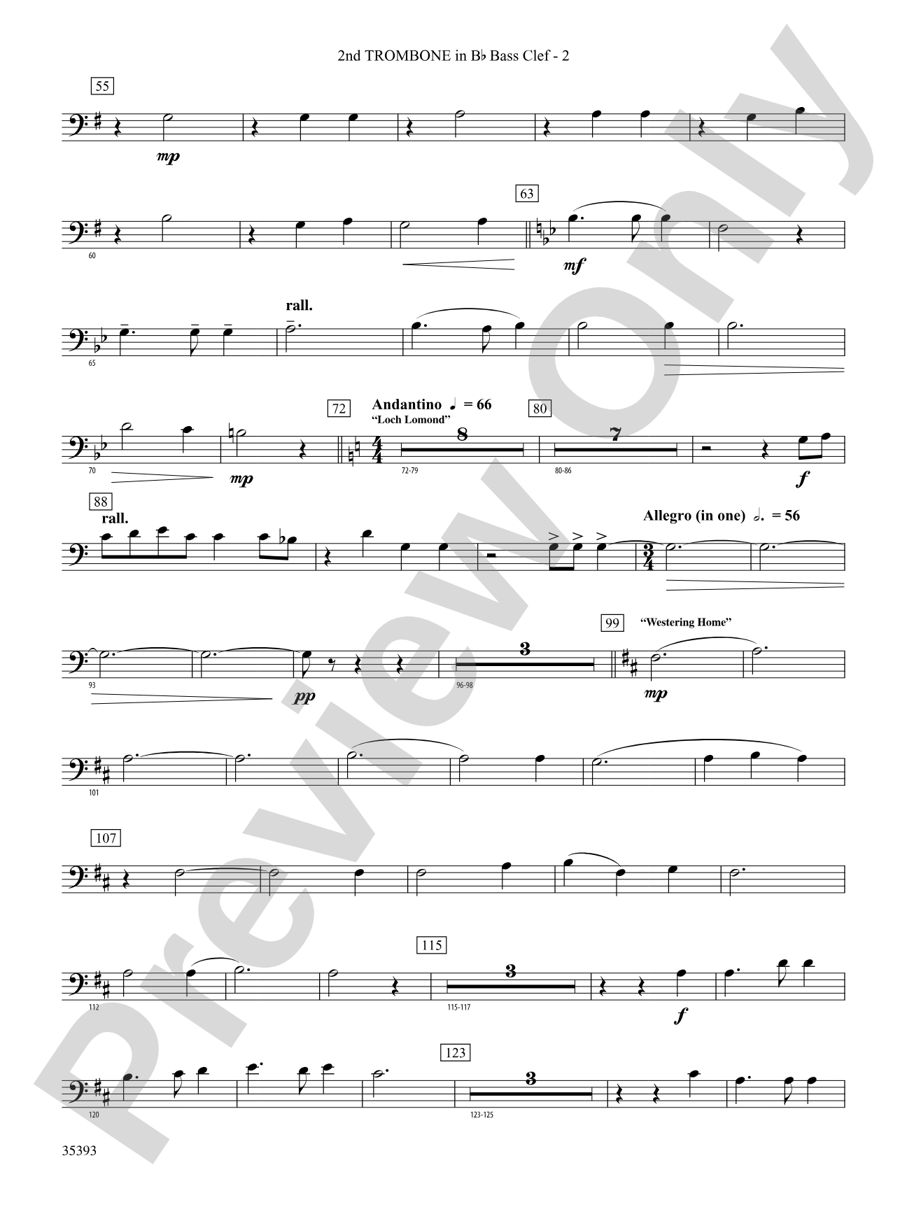 Scotland!: (wp) 2nd B-flat Trombone B.C.