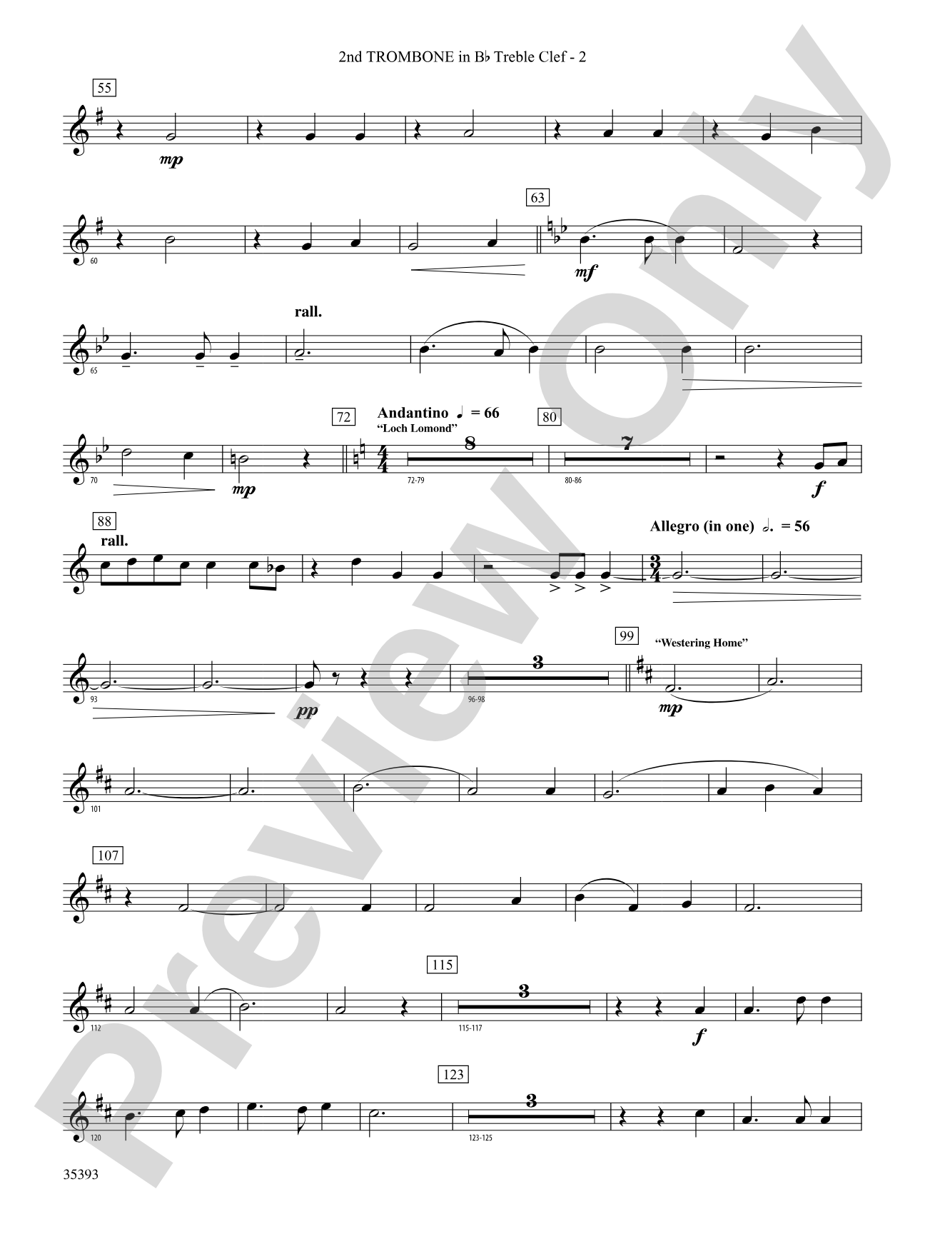 Scotland!: (wp) 2nd B-flat Trombone T.C.