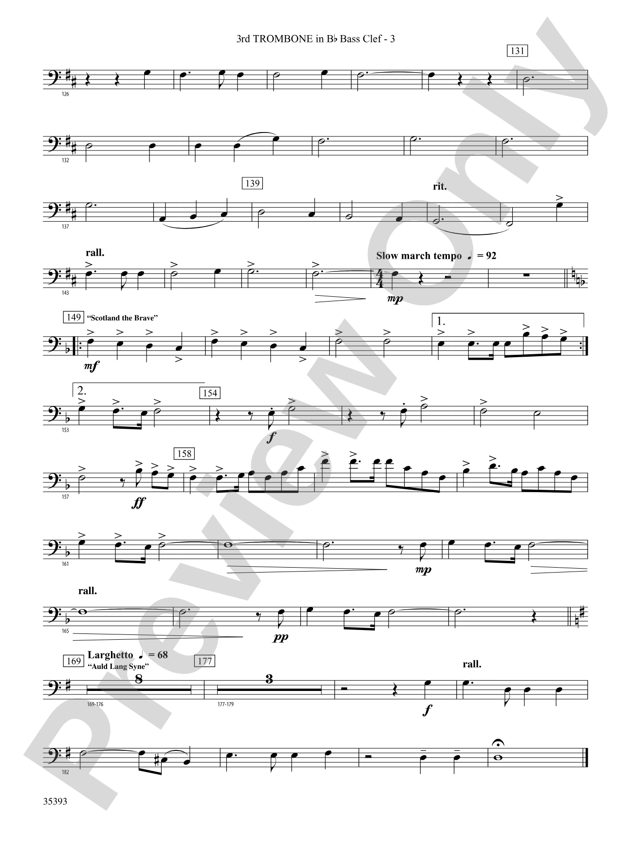 Scotland!: (wp) 3rd B-flat Trombone B.C.