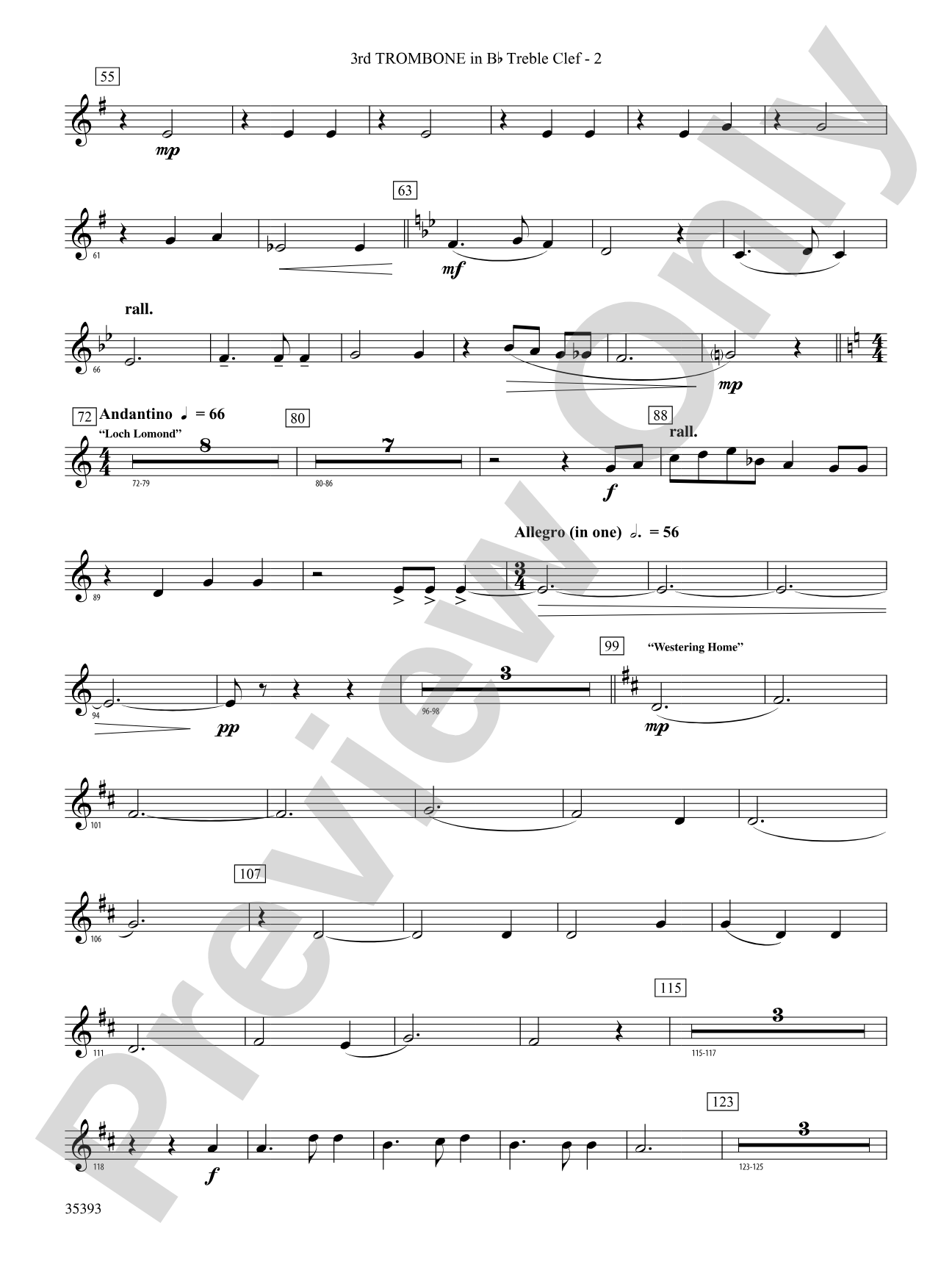 Scotland!: (wp) 3rd B-flat Trombone T.C.